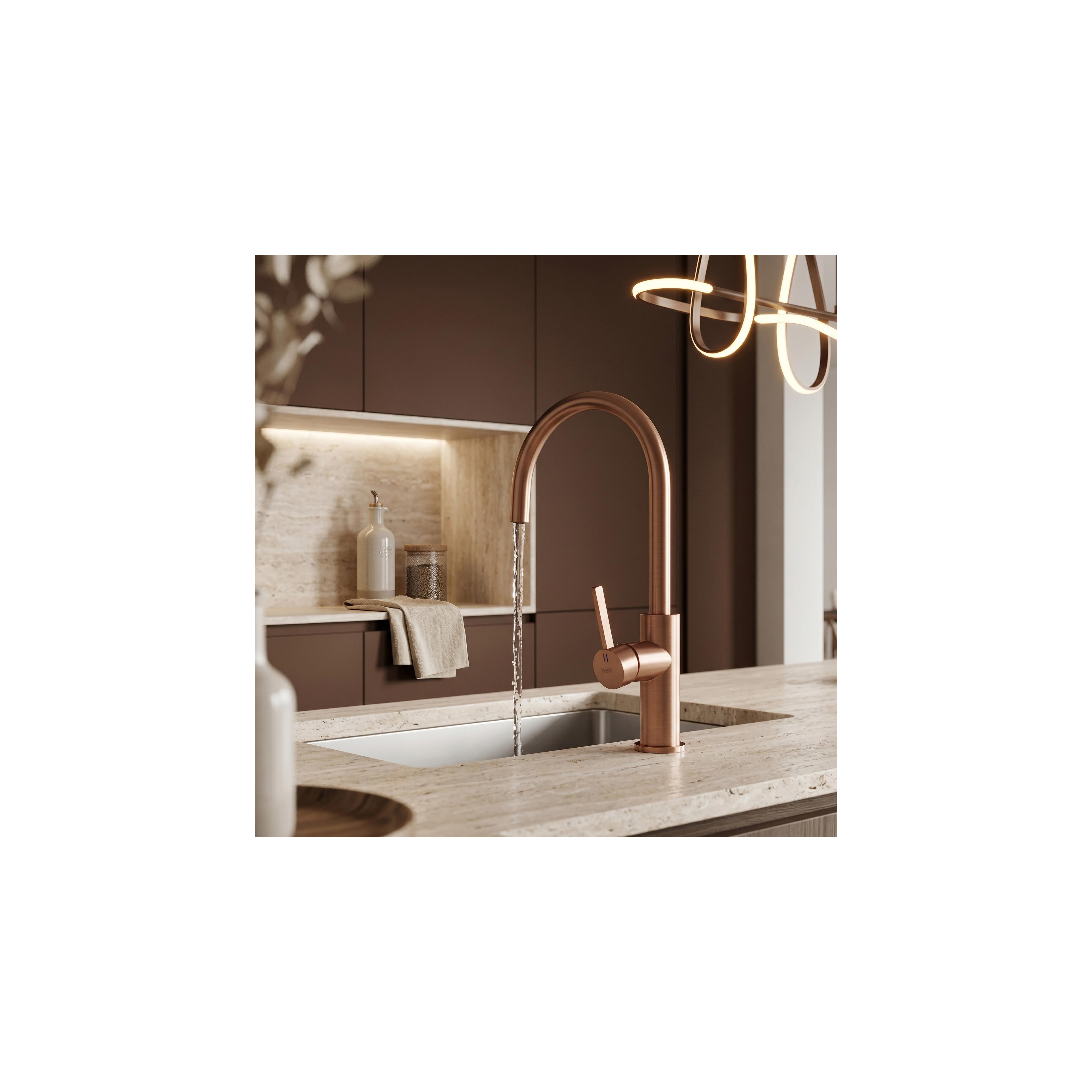 Küchearmatur REA Rivo Brush Copper