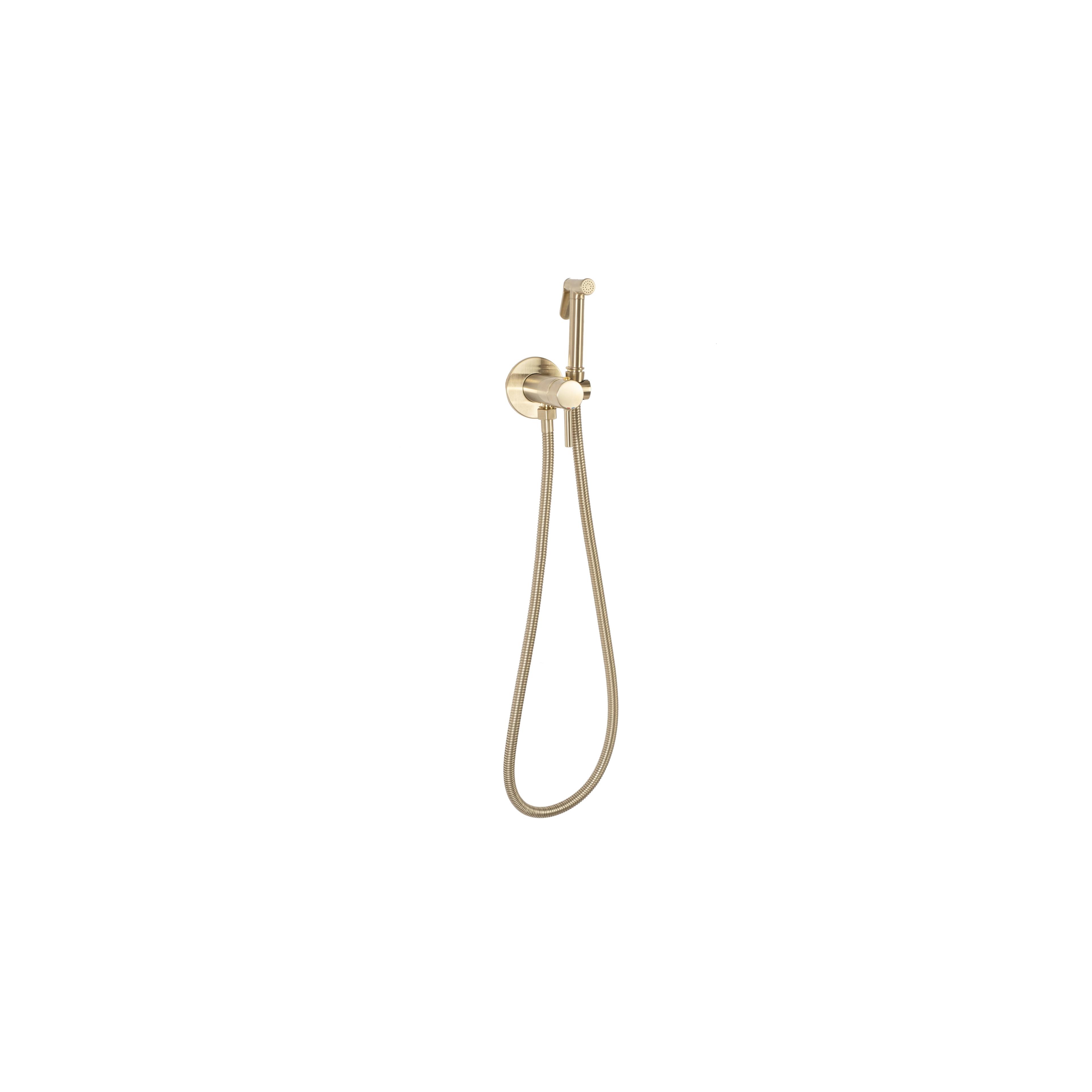 Bidet faucet  Lungo Loop Gold Brush
