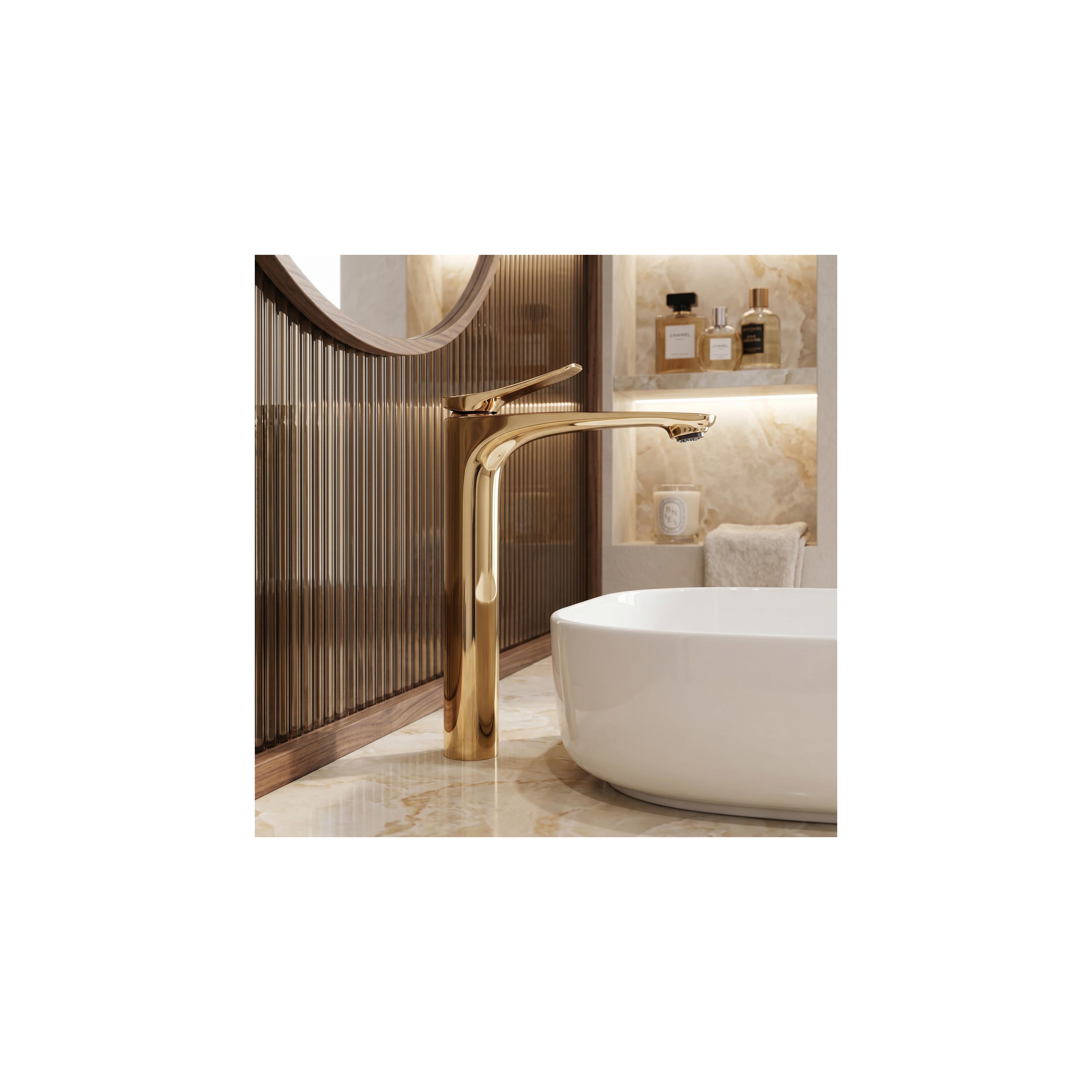 Tvättställsblandare REA Vision Gold High
