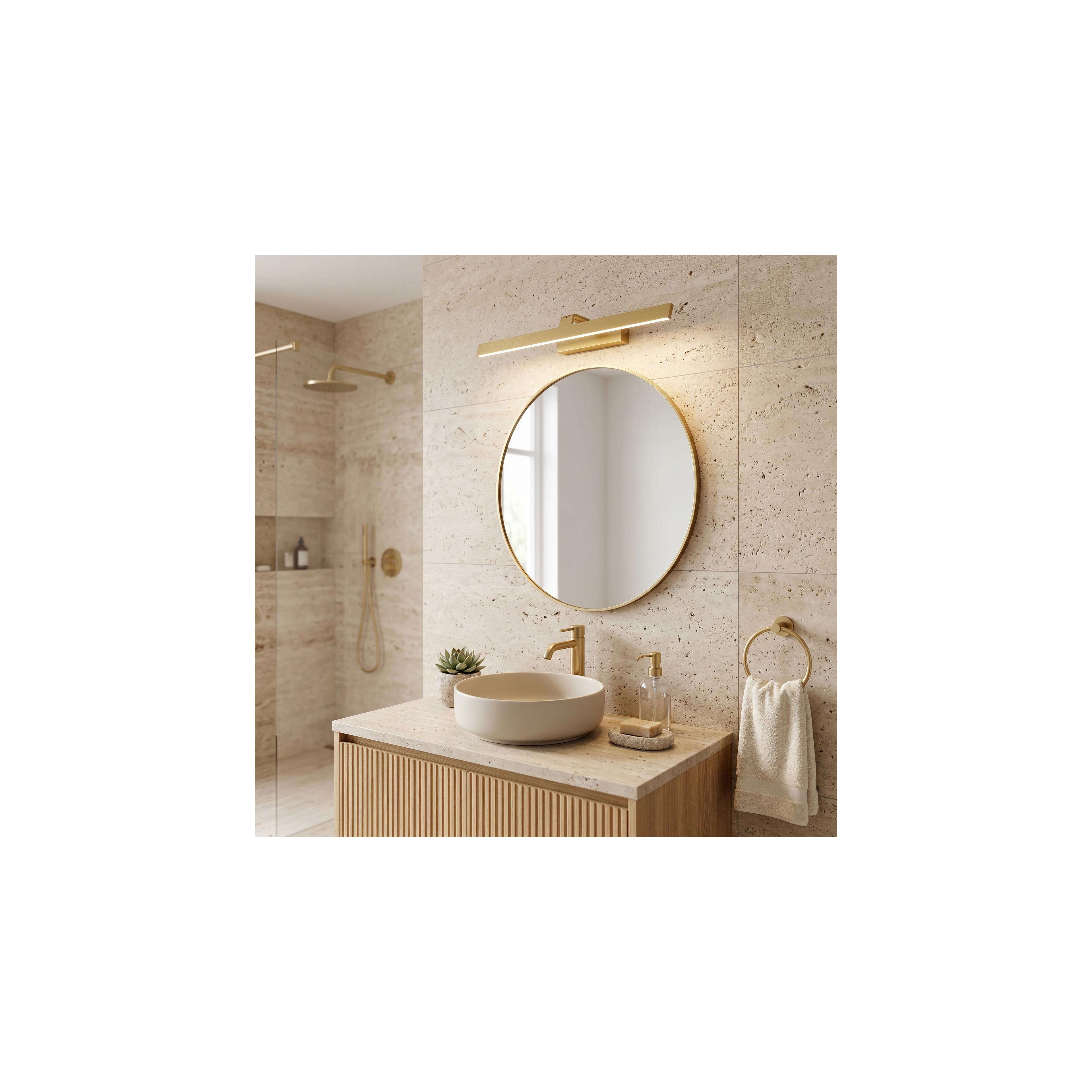 Bad LED-Wandleuchte SWE008-1W 58cm BRUSH GOLD