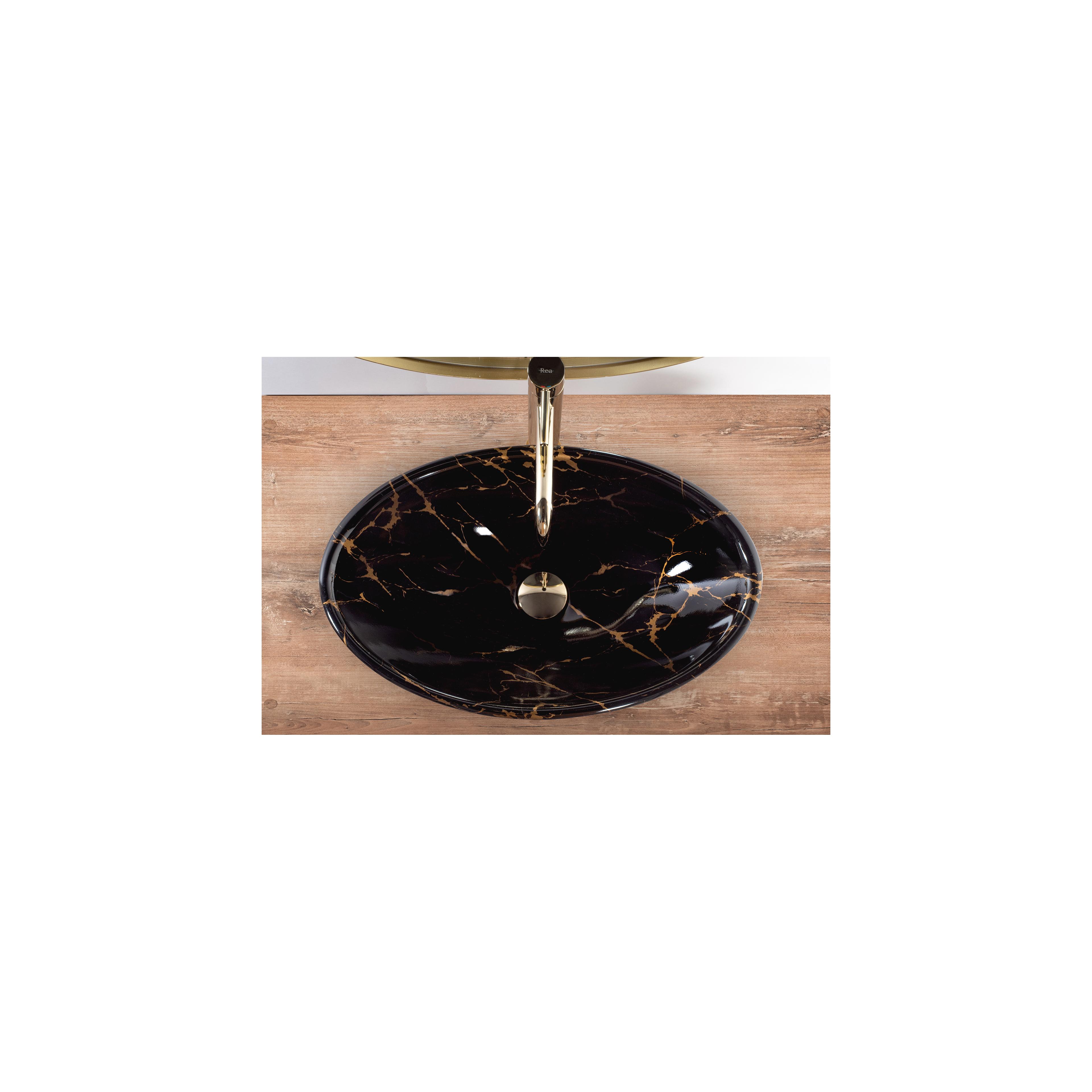REA Pamela Pamela Black Marble Shiny