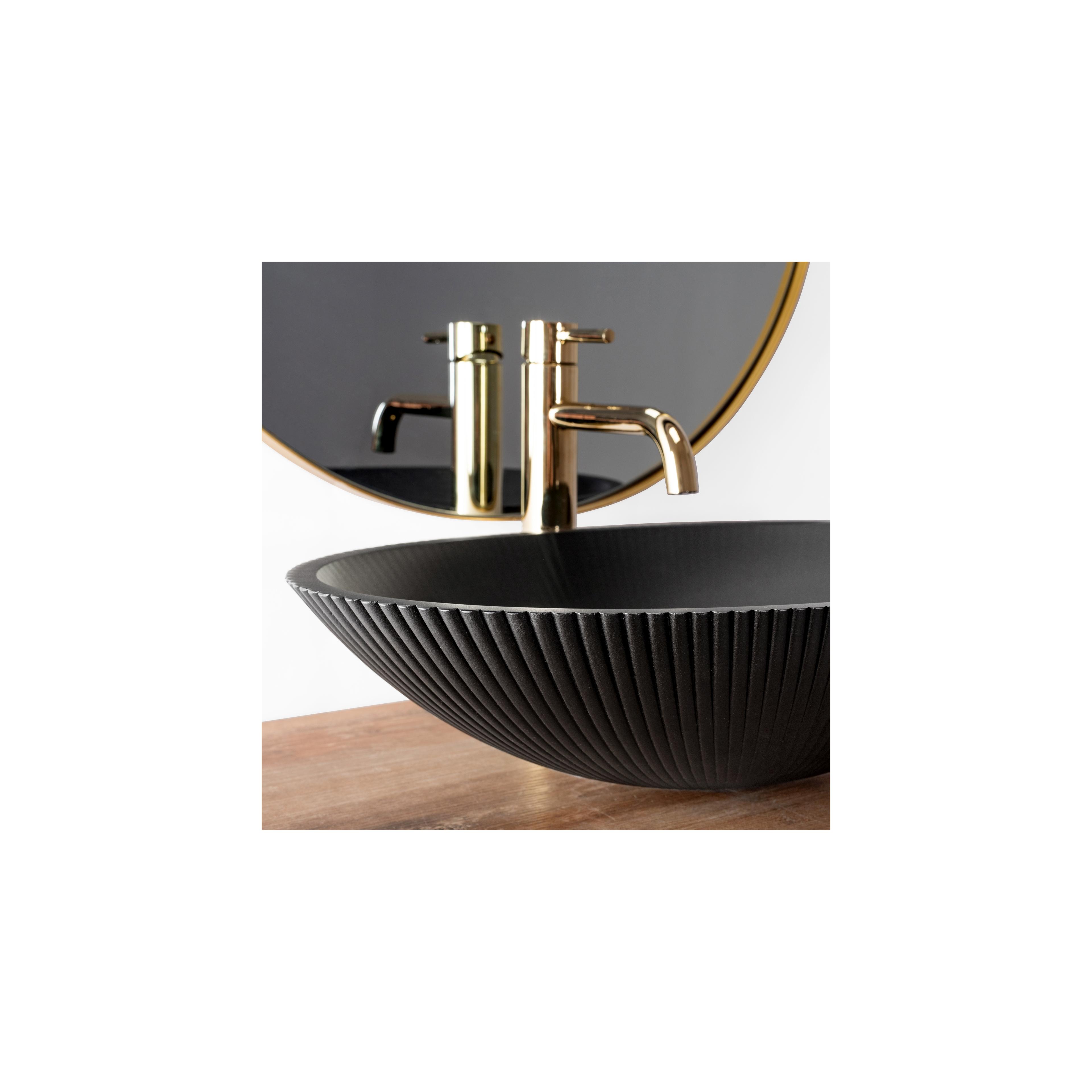 Lavabo sobre encimera REA DELLA Black Matt