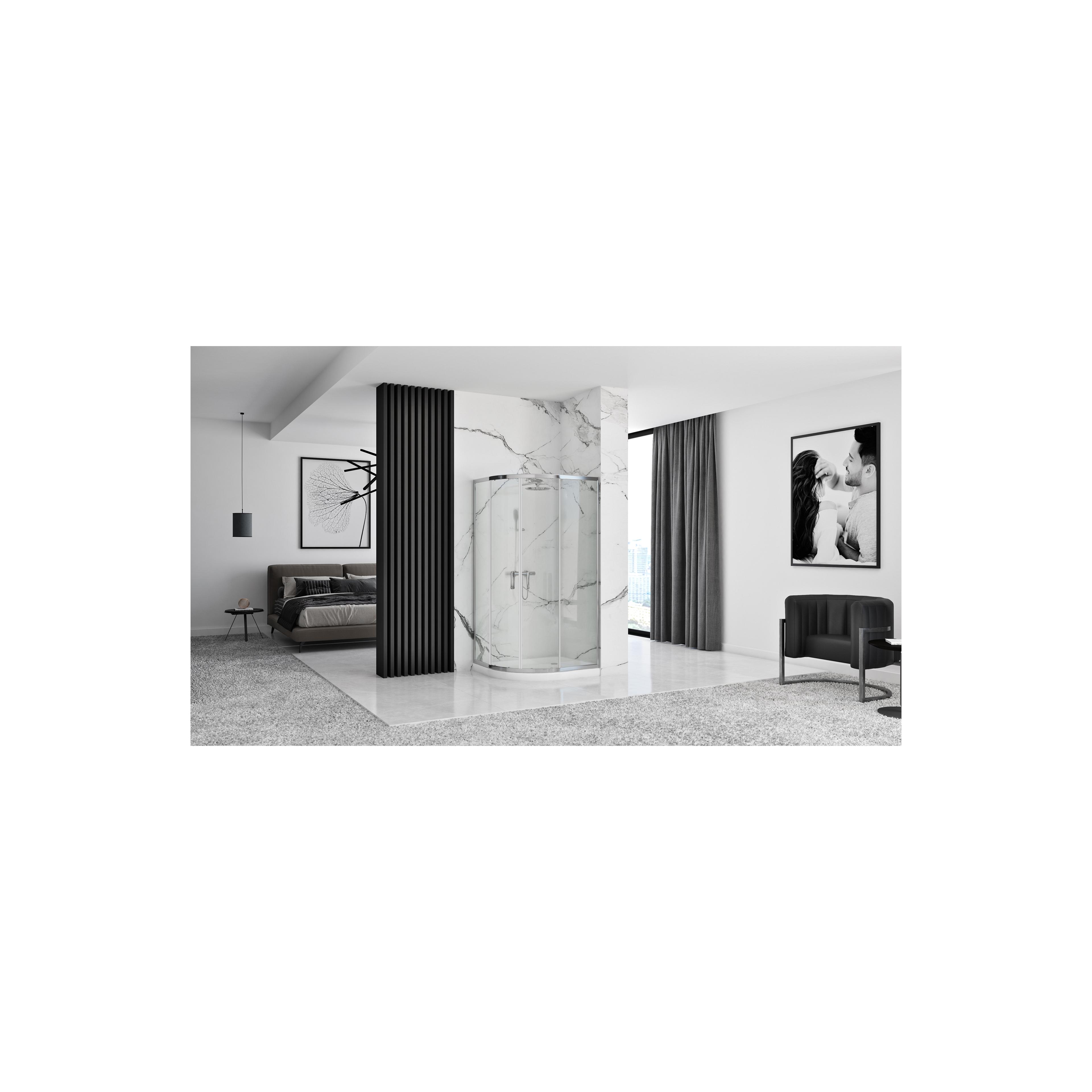 Duschkabine REA Look Chrome 80x80