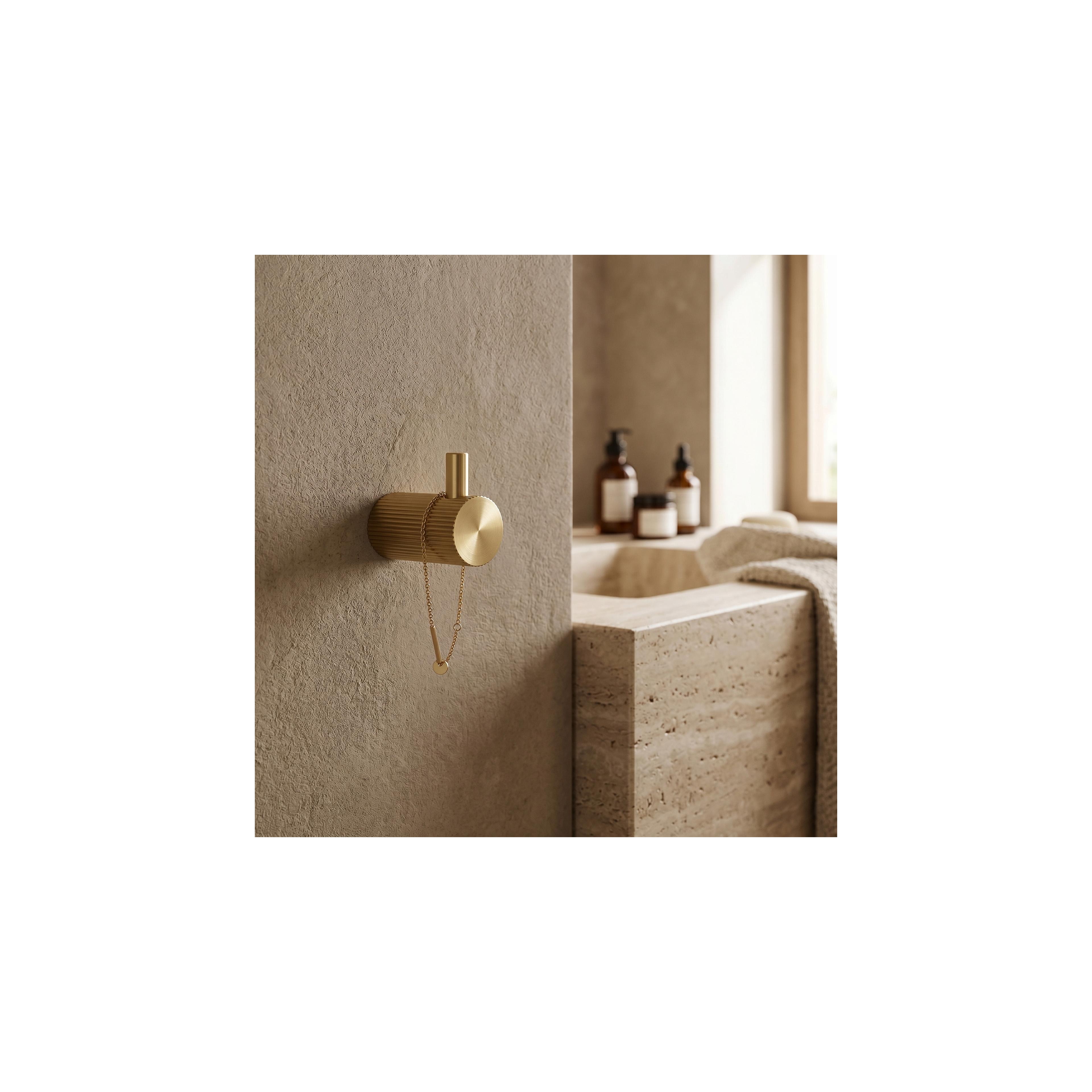Badezimmerhaken 64104 SOLO Brush Gold