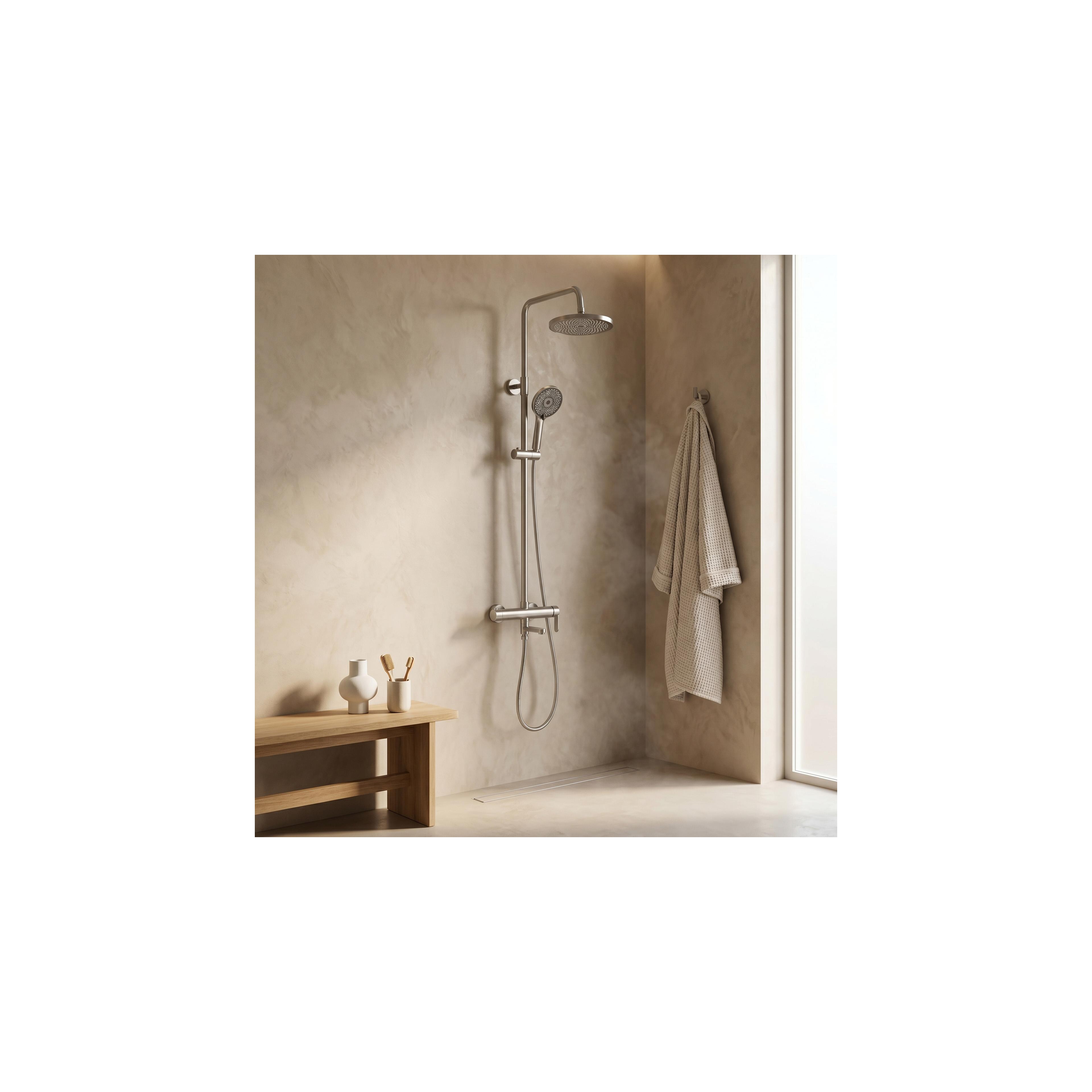 Thermostat Duschset Lungo Diamond Gold