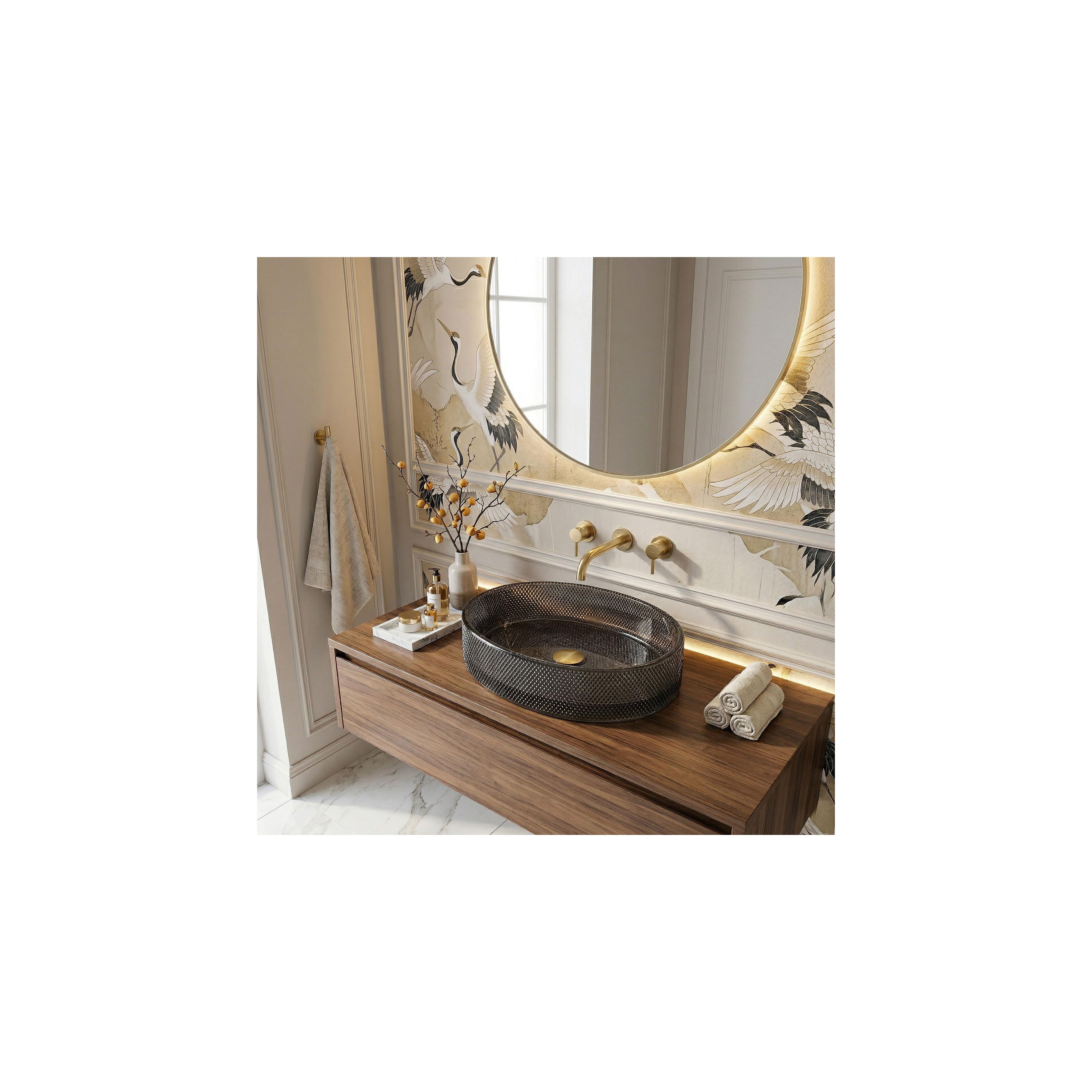 Countertop washbasin REA Mirella Black
