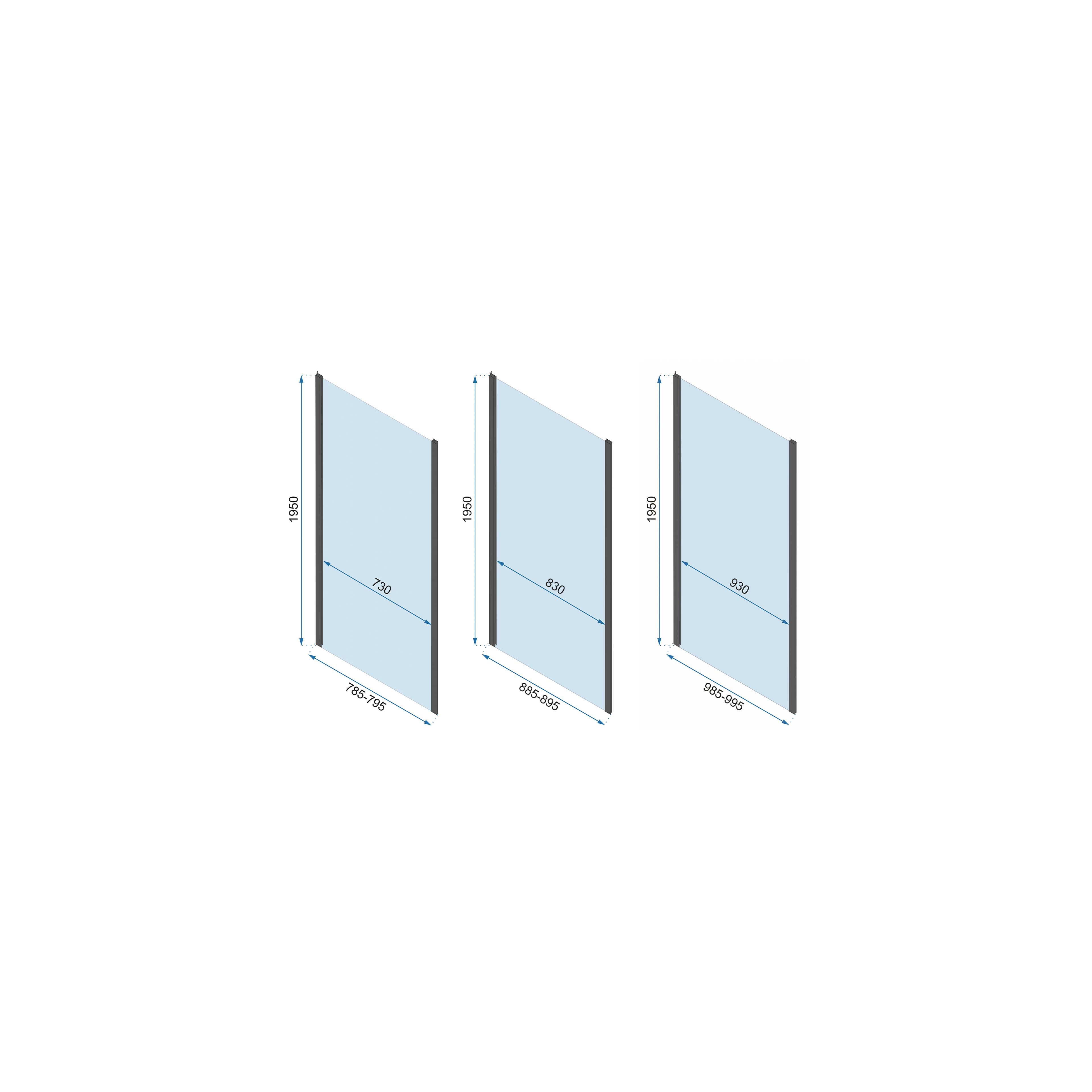 Douche REA Rapid Slide Chrome