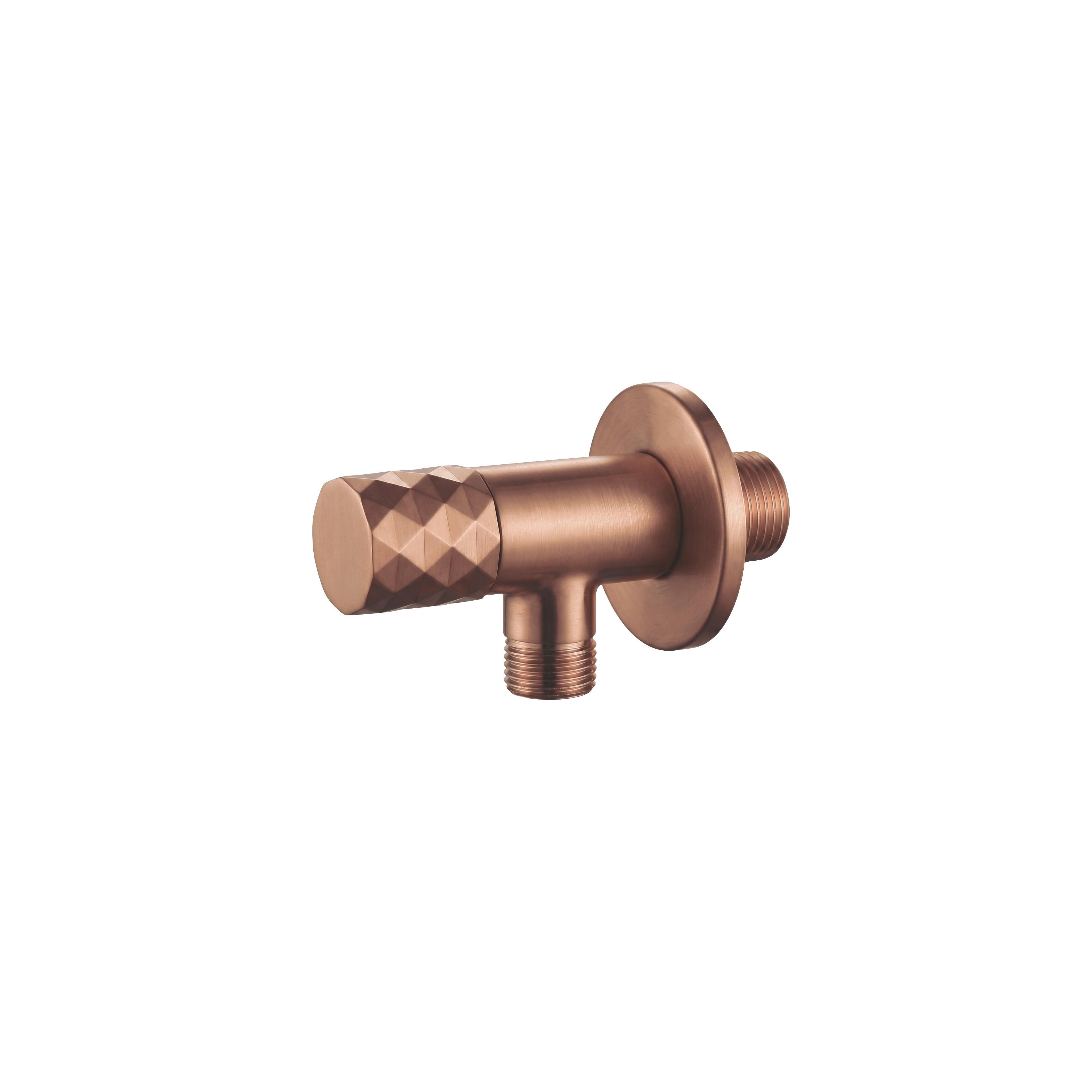 Vinkelventil Diamond 03 1/2" x 3/8" Brush Copper