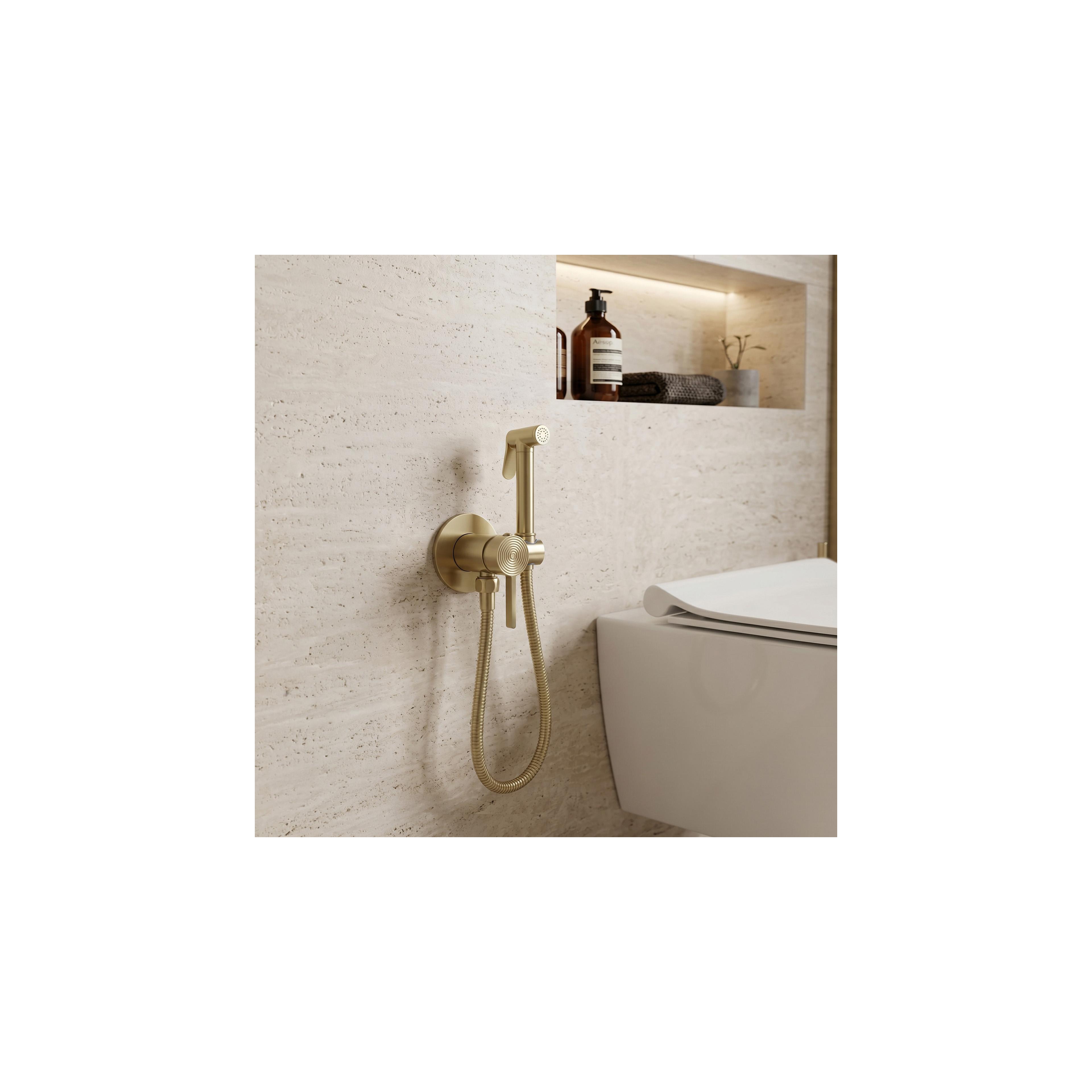 Bidetarmatur Rea Foster Brush Gold