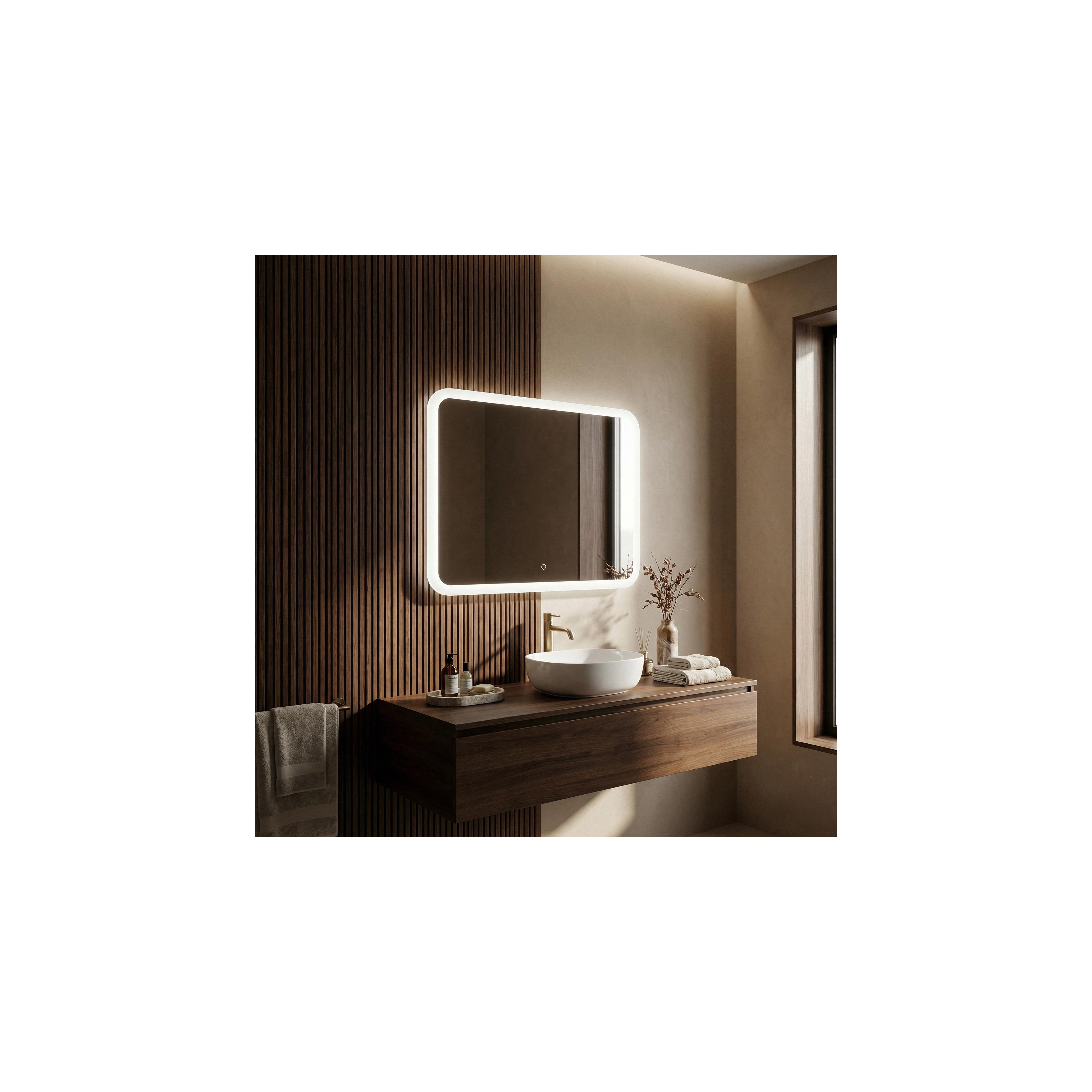 Spiegel LED 80x60cm TOP-3
