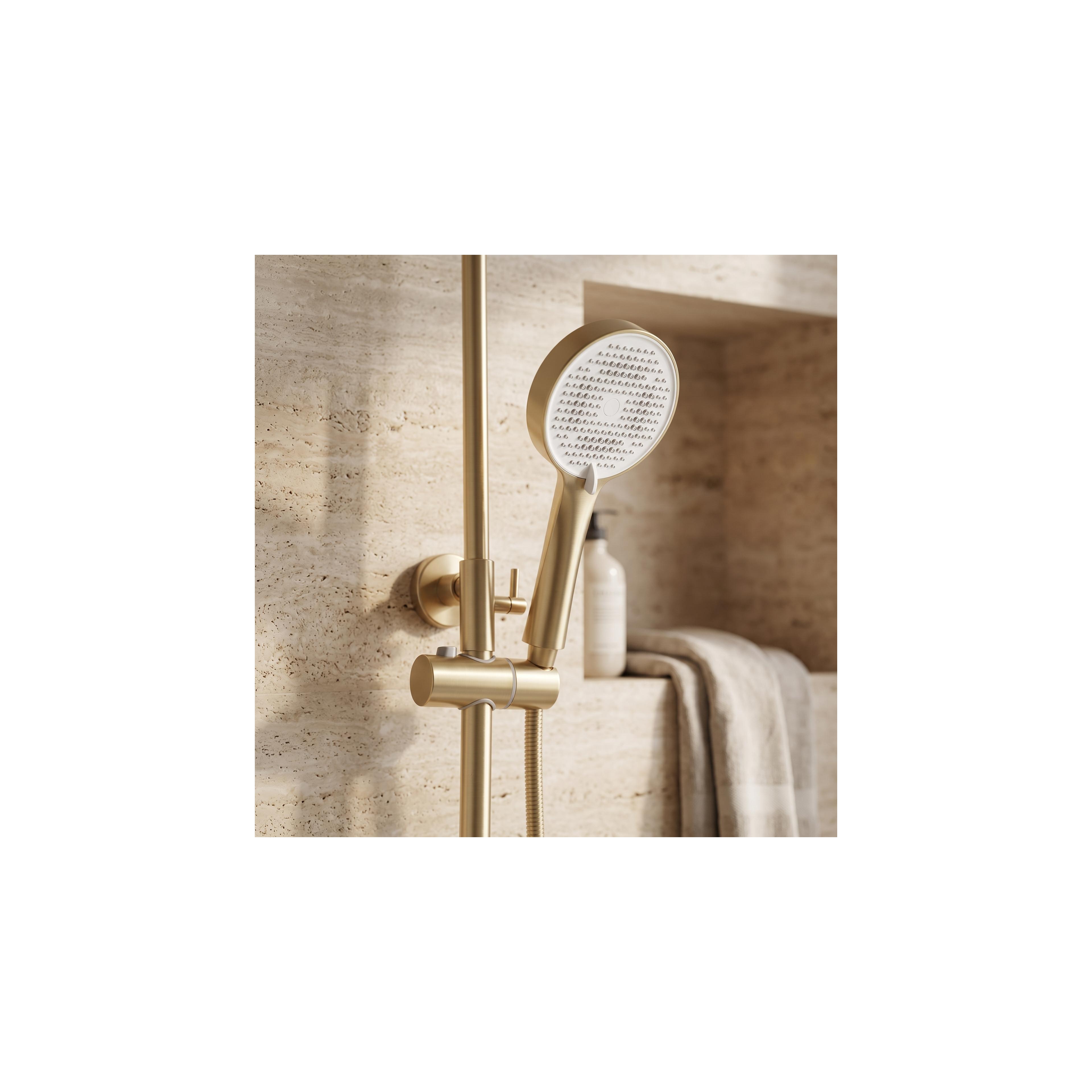Shower set Rea Grace Brush Gold