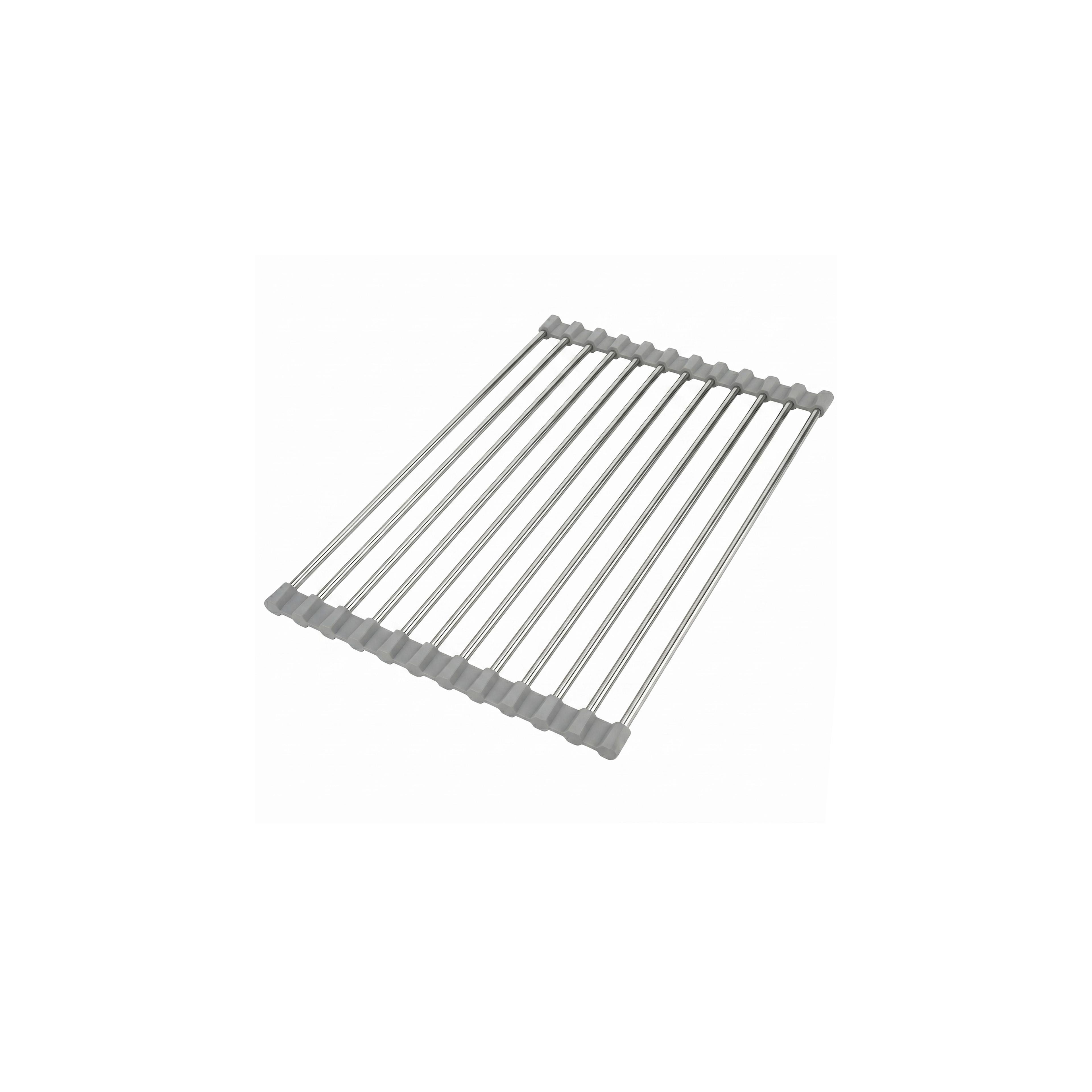 Roll-up dish drying rack for sink REA P12298A Grey