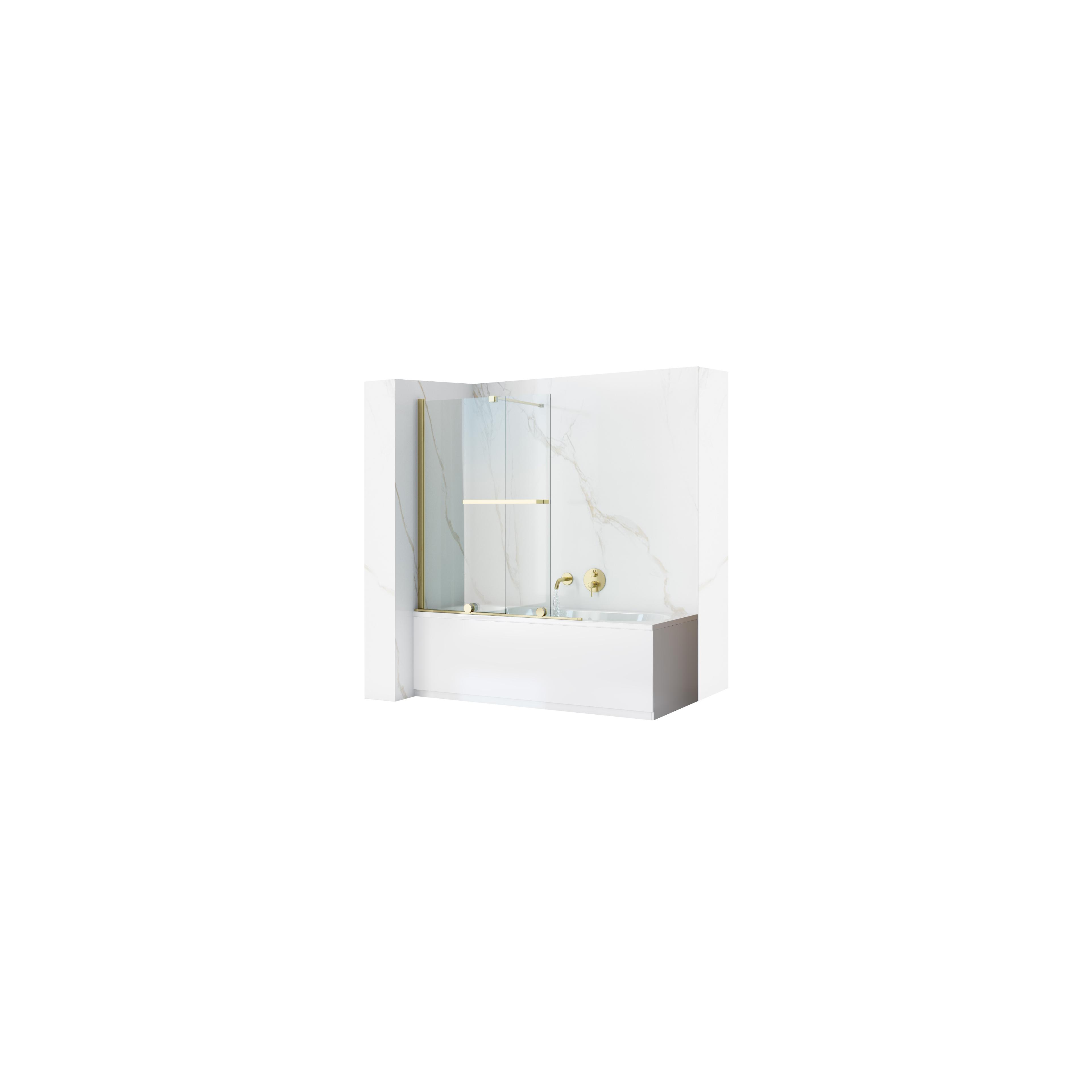 Badewanneaufsatz Rea Fabian Gold 100