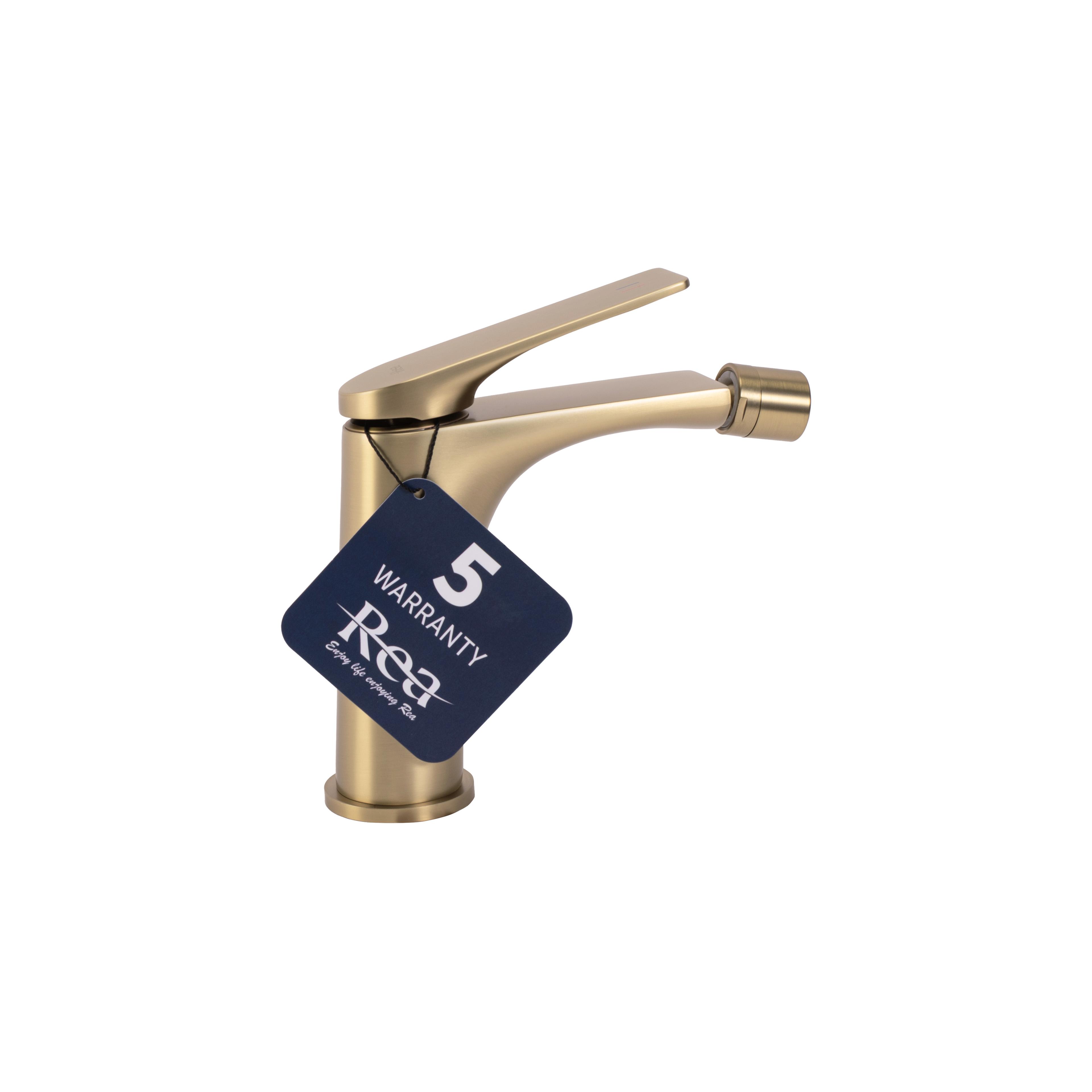 Bidetarmatur Rea AVALON Brush Gold
