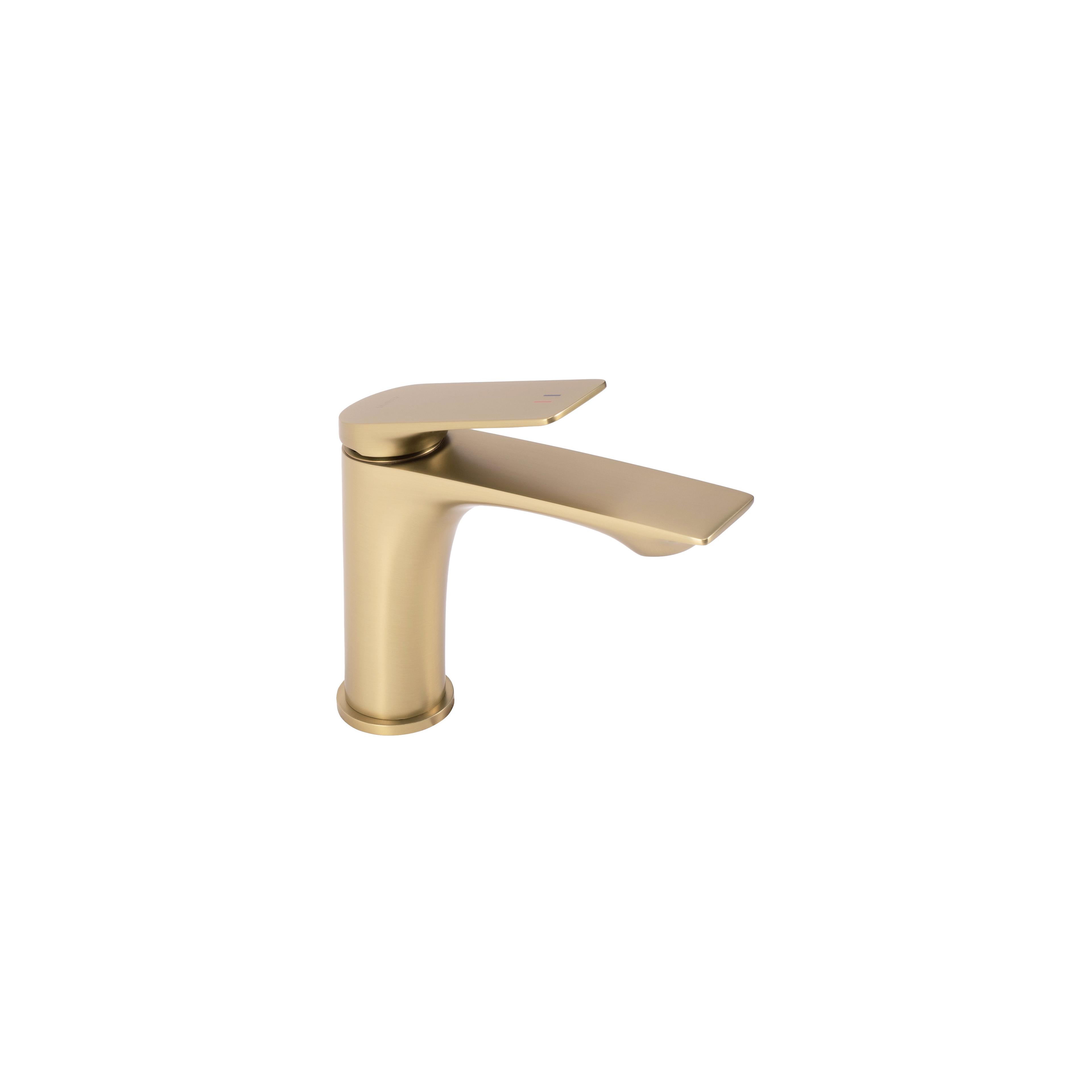 Bathroom faucet Rea AVALON brush gold Low