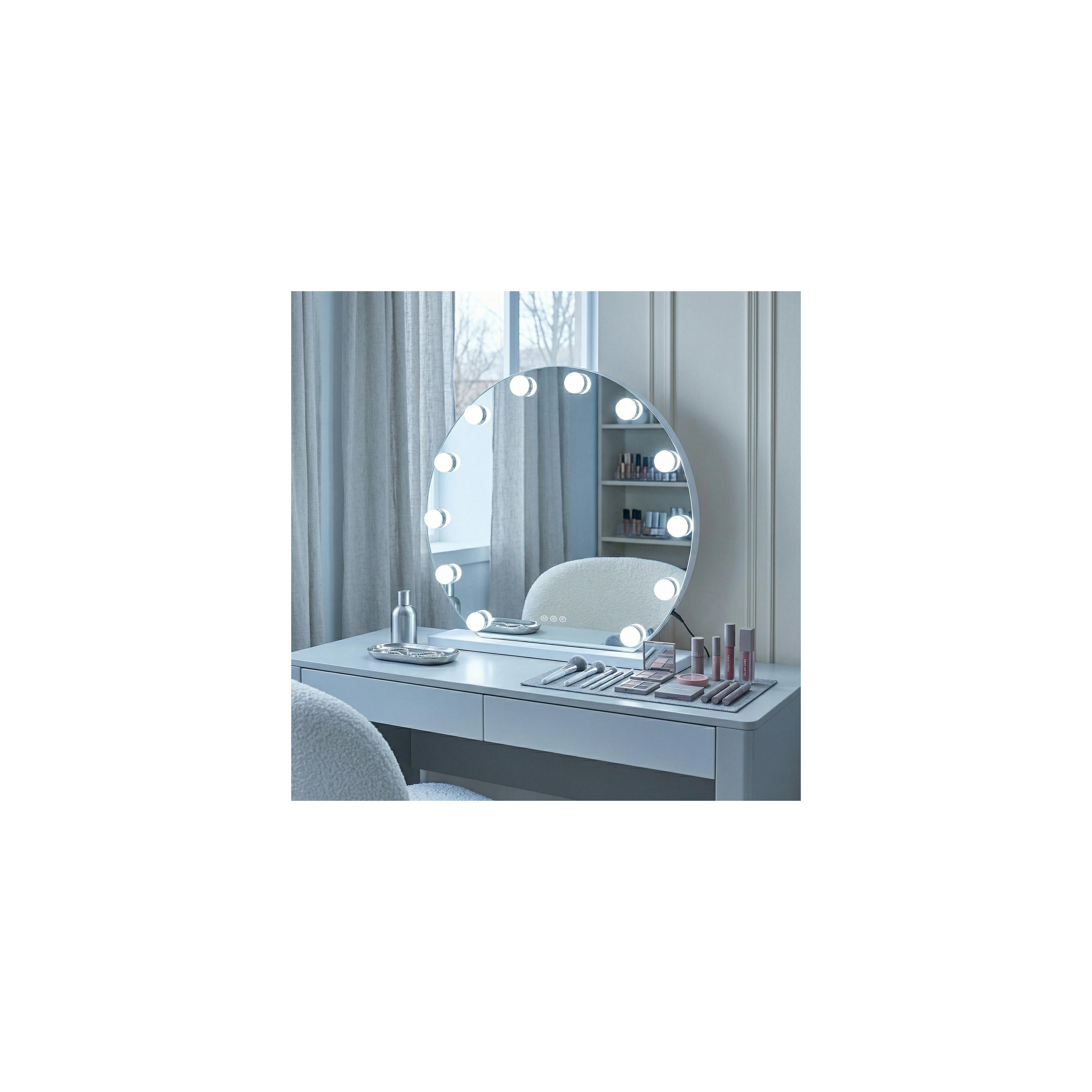 Spiegel LED HOLLYWOOD White 50 cm