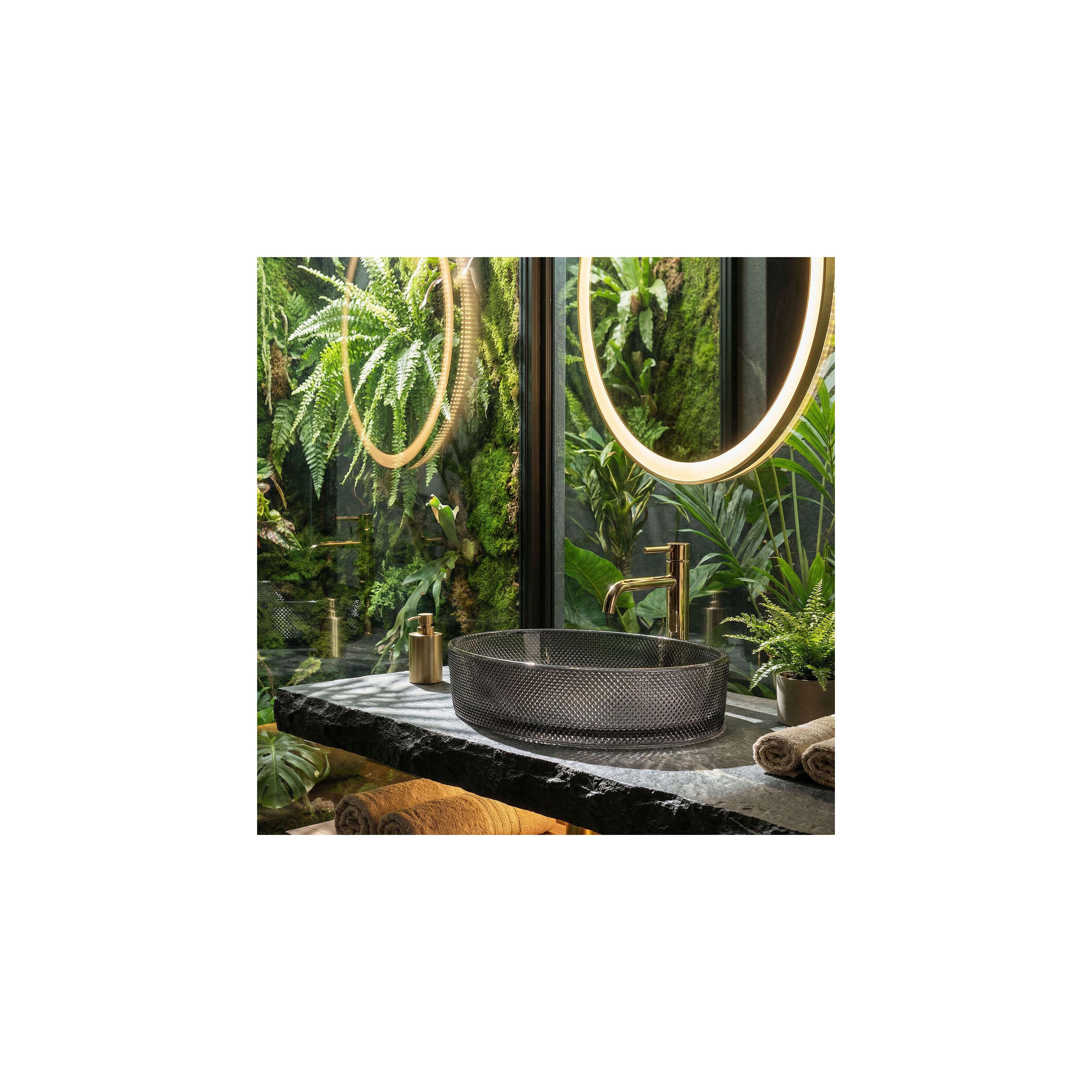 Countertop washbasin REA Mirella Black