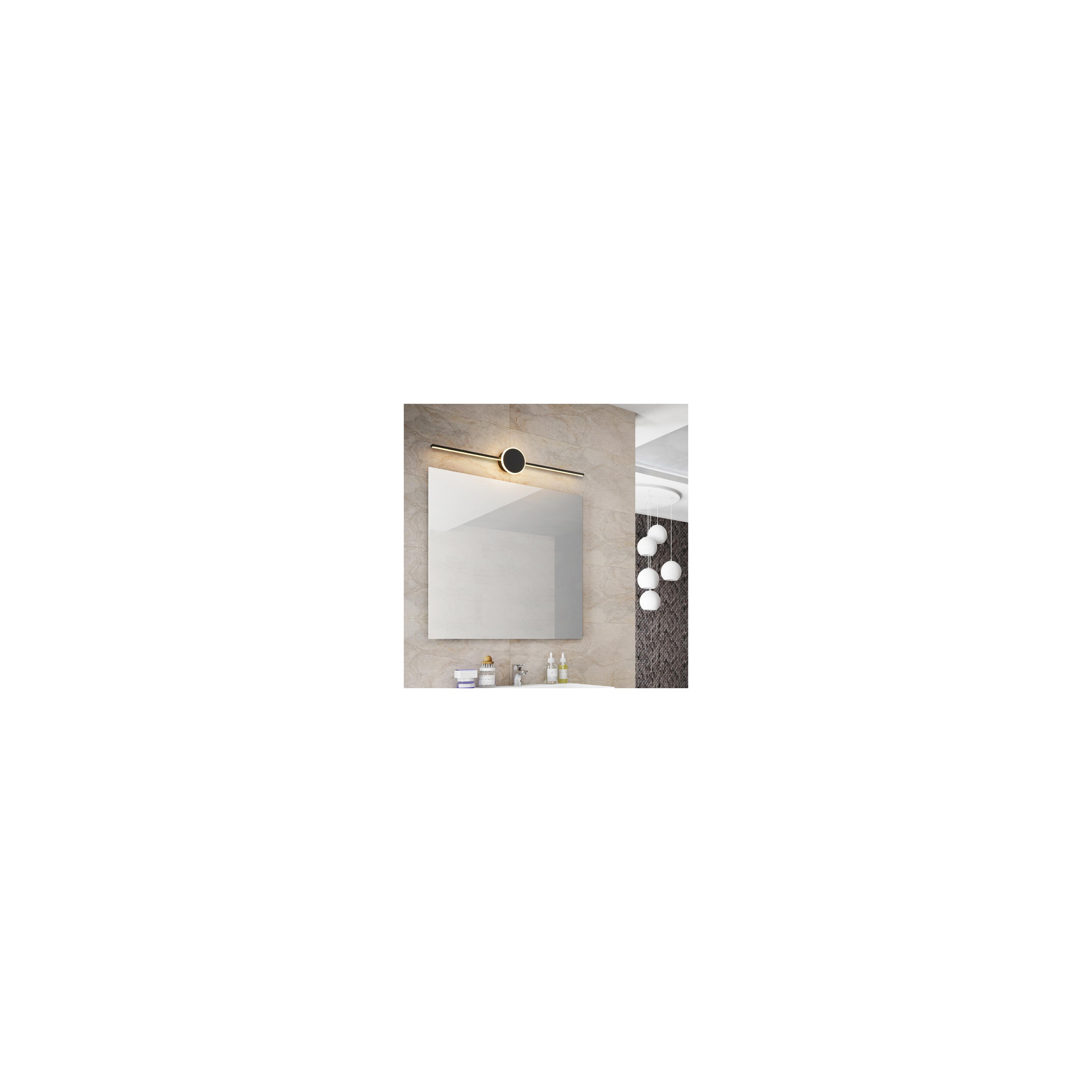 SEINALAMP LED VANNITUBA ÜMMARGUNE MUST 60CM APP849-1W