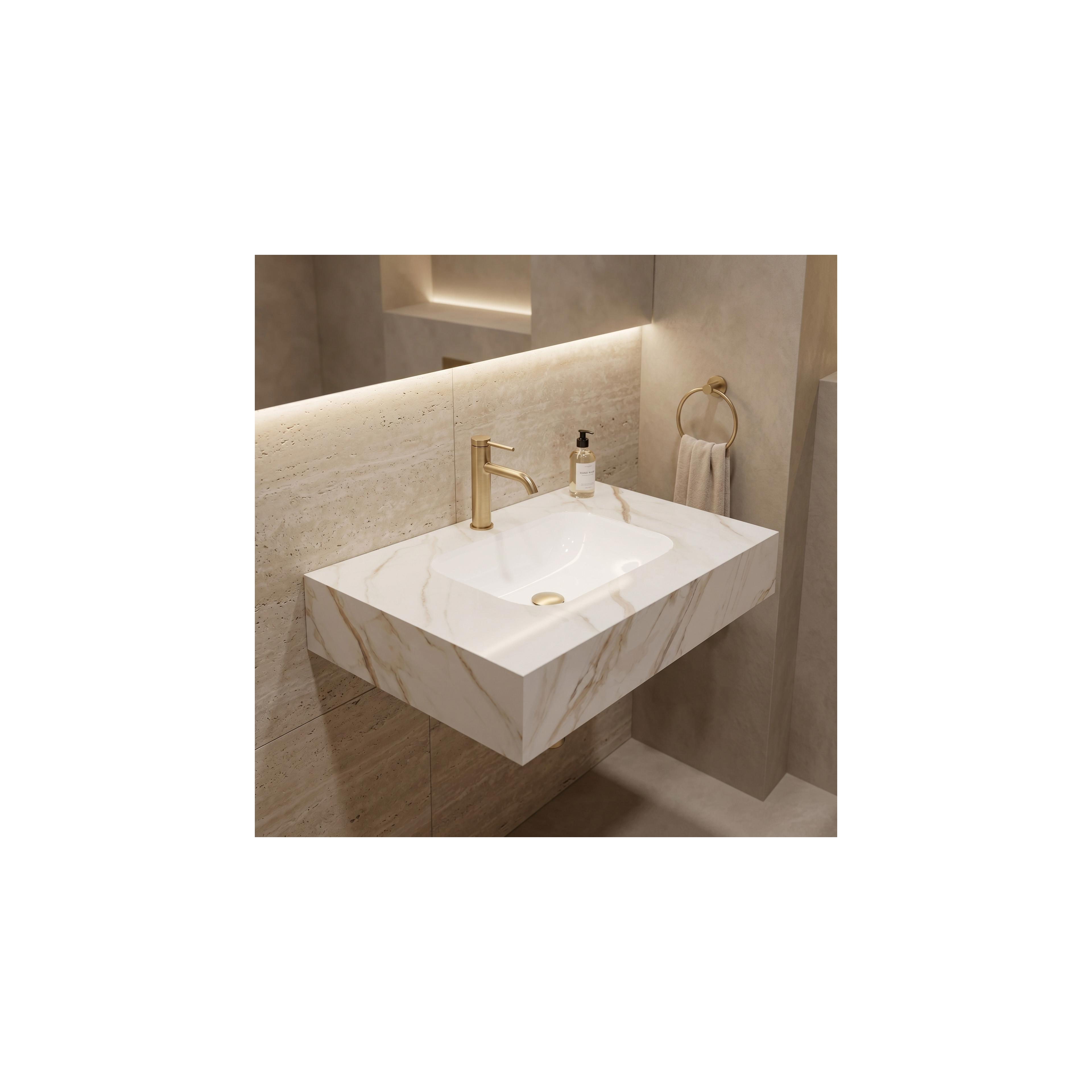 Wandwaschbecken REA Aresa Grey Gold 80