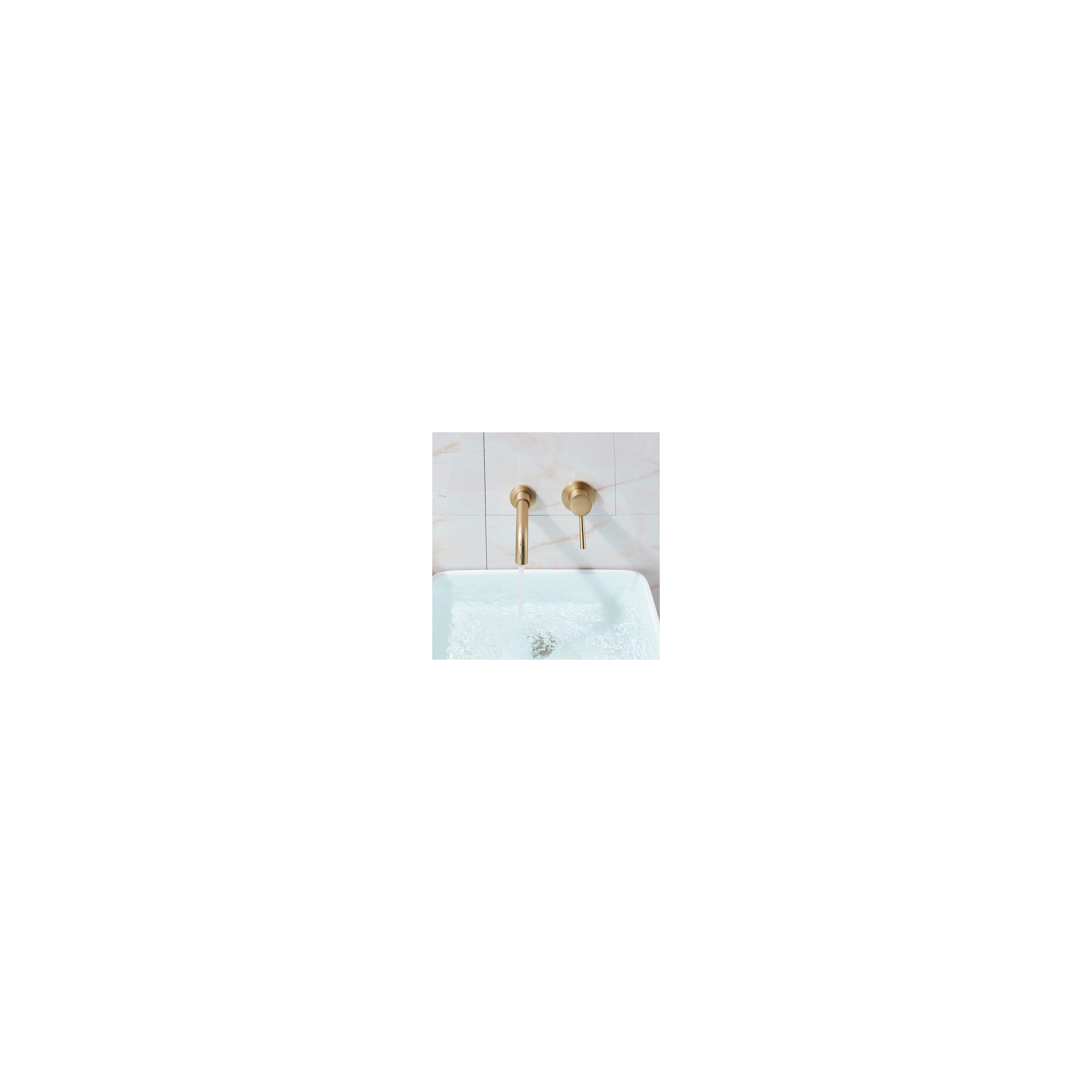 Wall Mounted faucet Rea  Lungo LONGBrush Gold + BOX