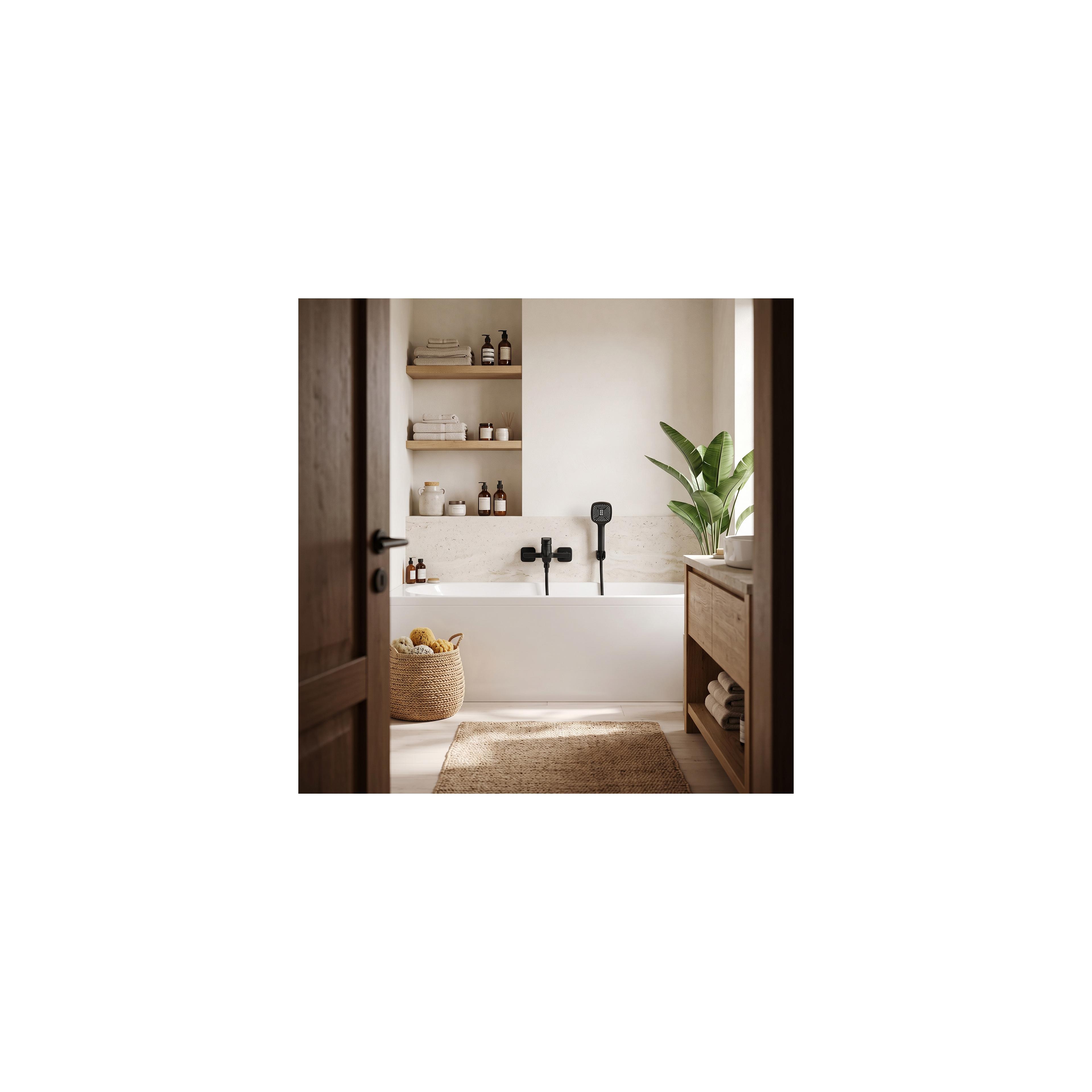 Grifo de bañera REA ARGUS BLACK MATT