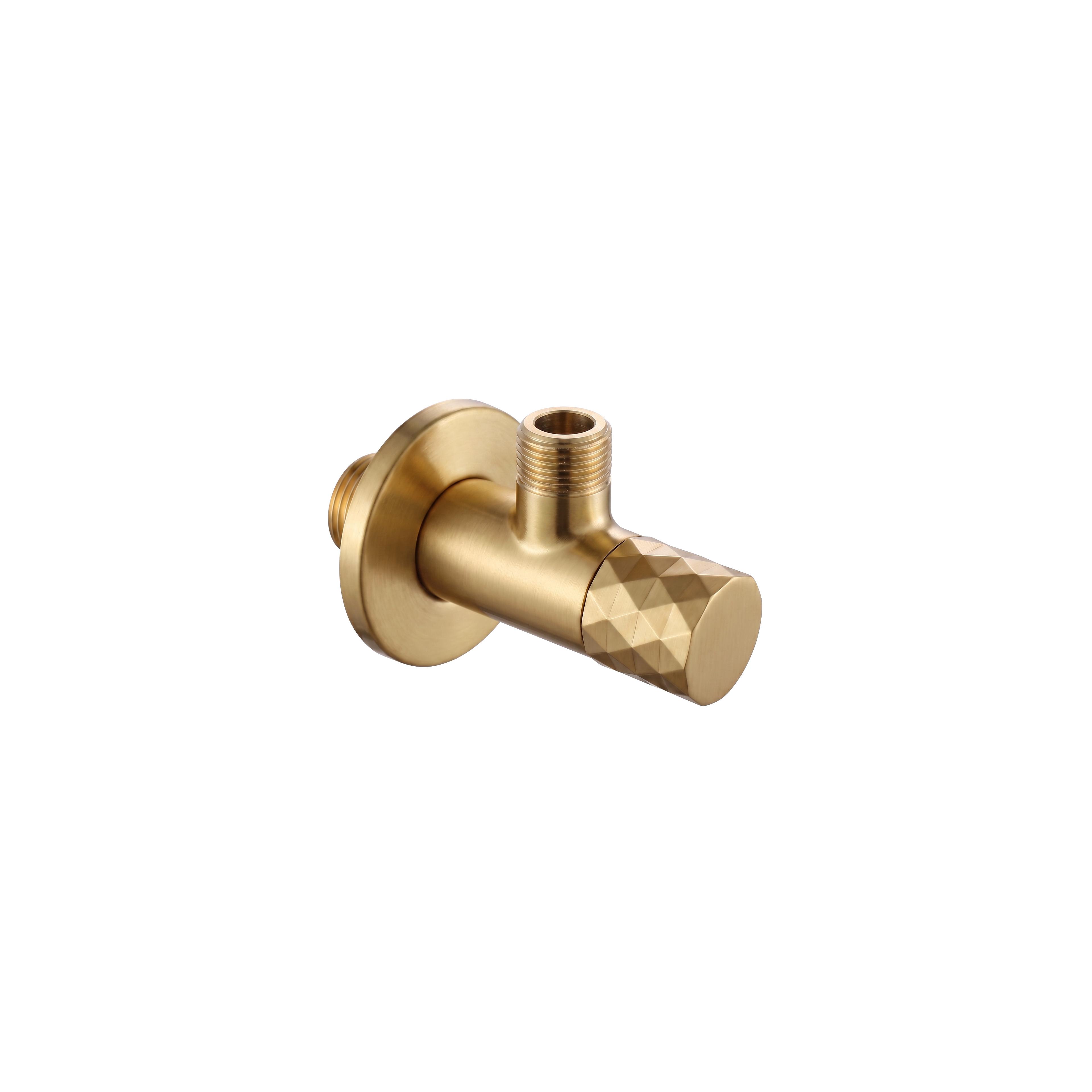 Eckventil Diamond 03 1/2" x 3/8" Brush Gold