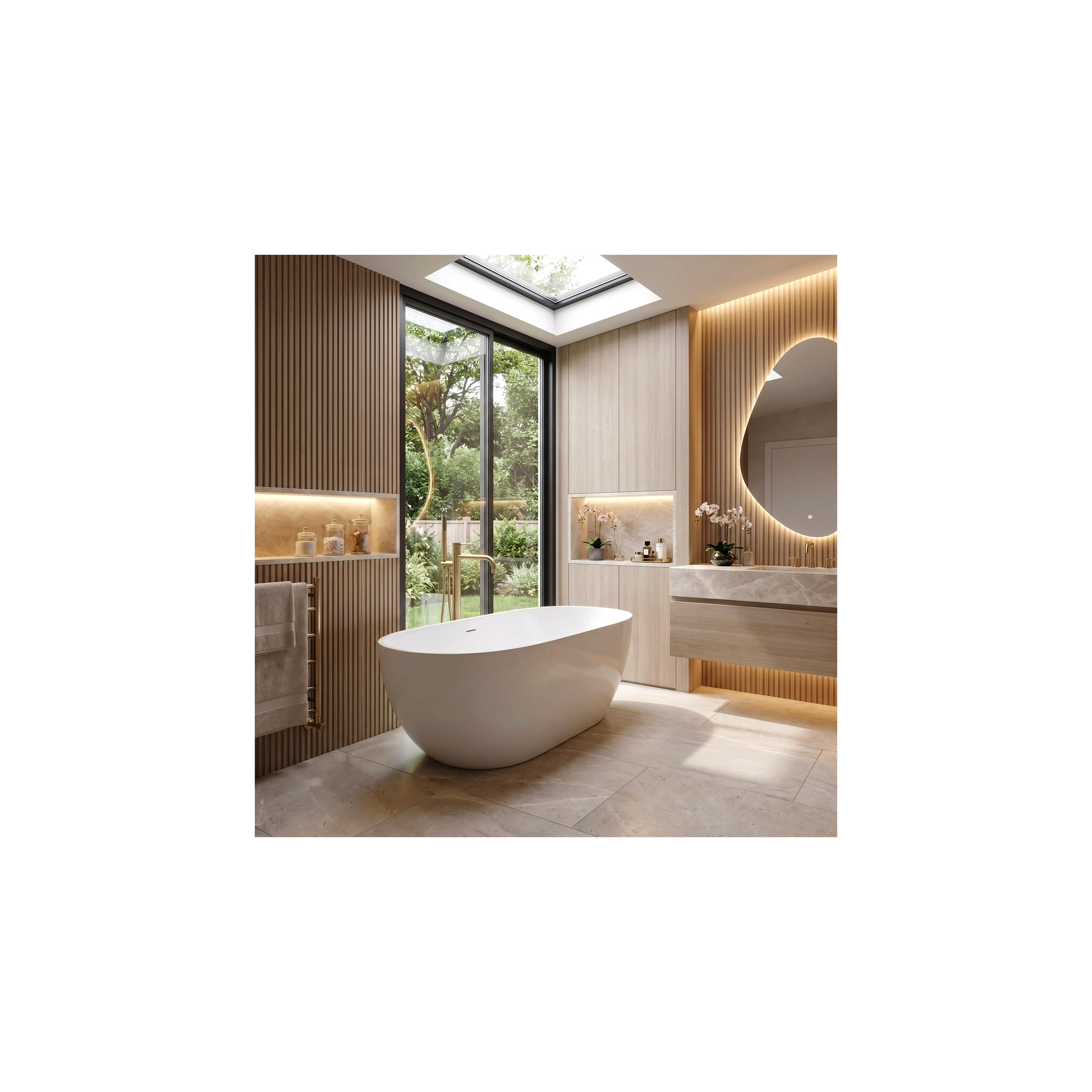 Free-standing faucet Rea Venti Brush Gold