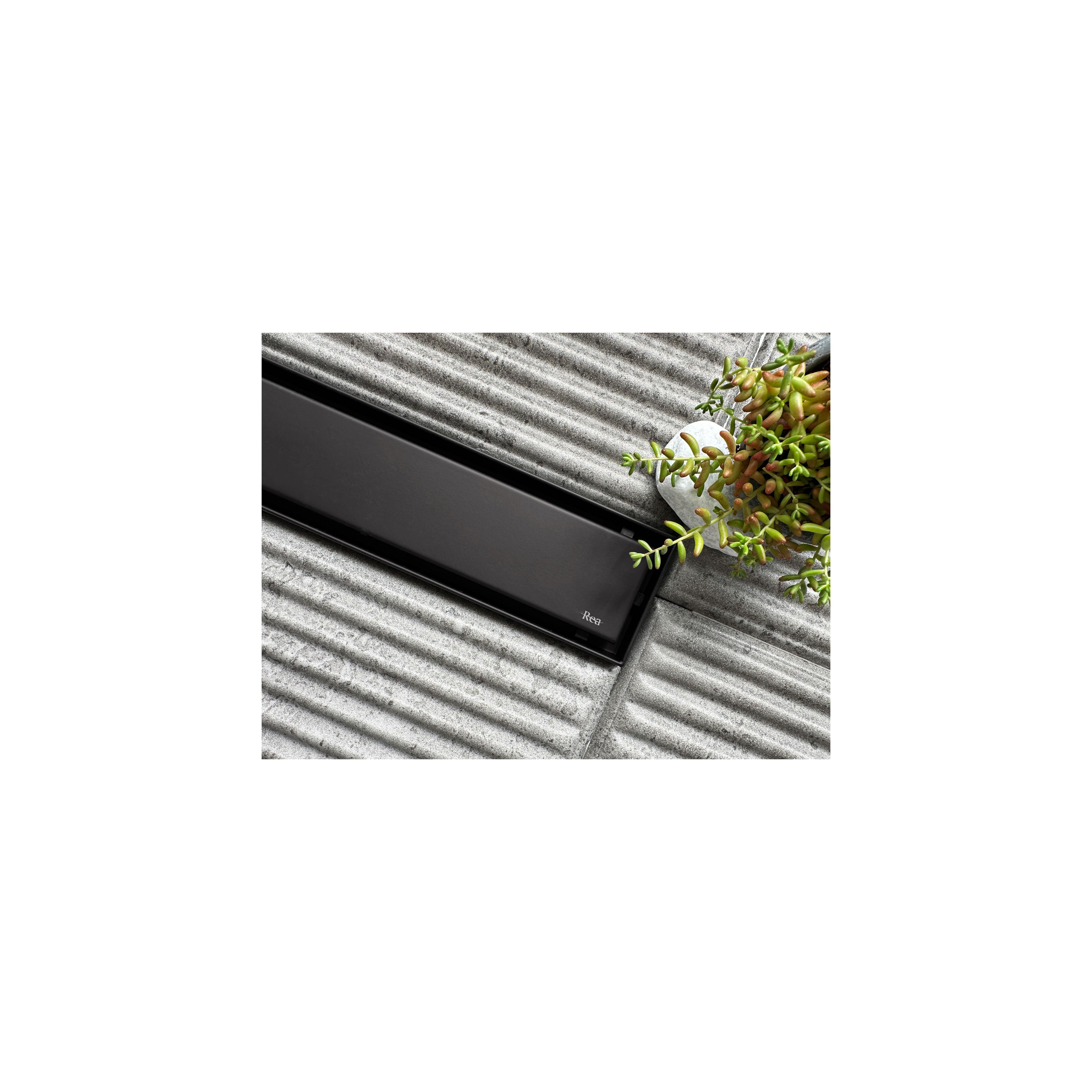 Lineaire afvoer Rea Neox Pro Black 90