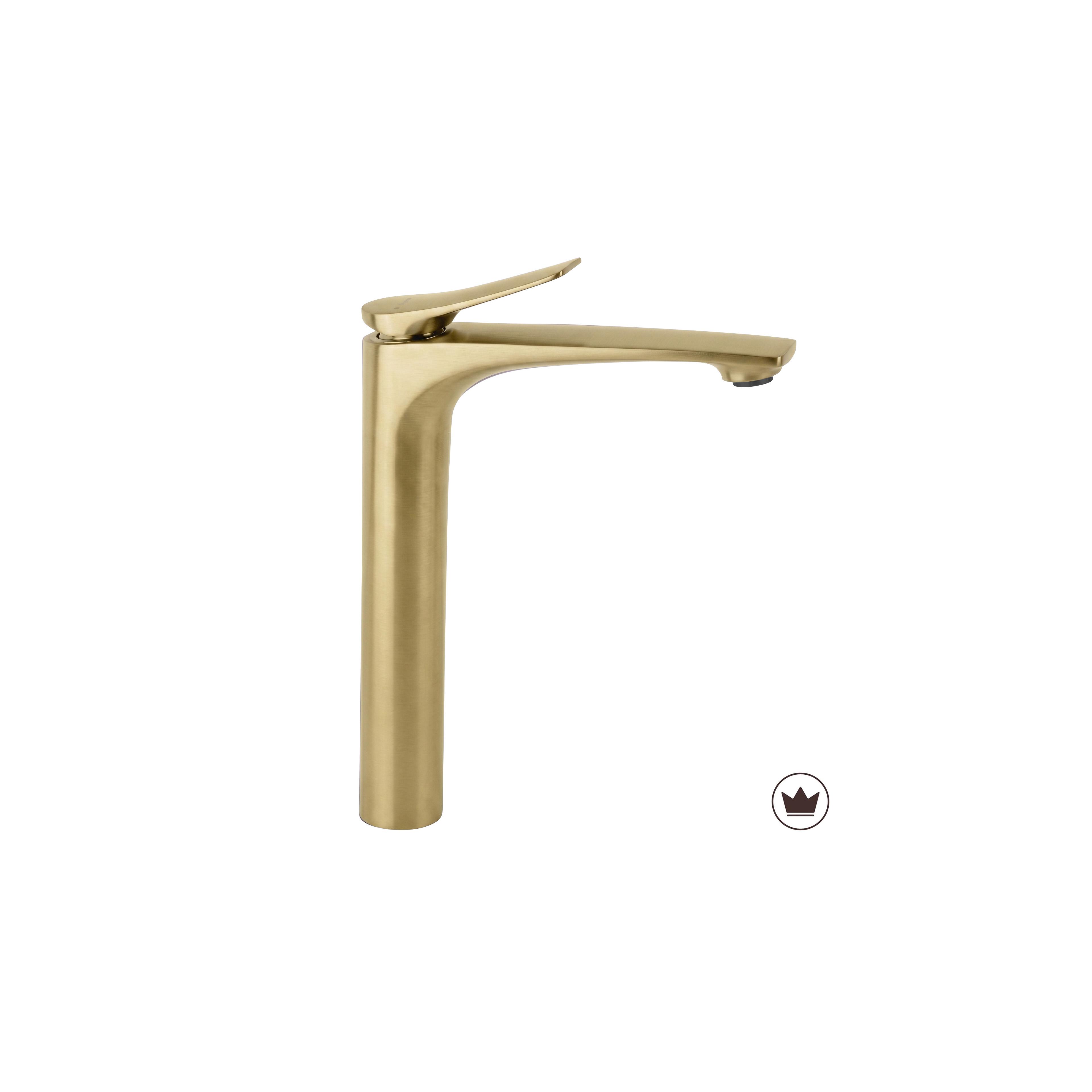Robinet de lavabo PREMIUM Rea Vision Brush Gold High