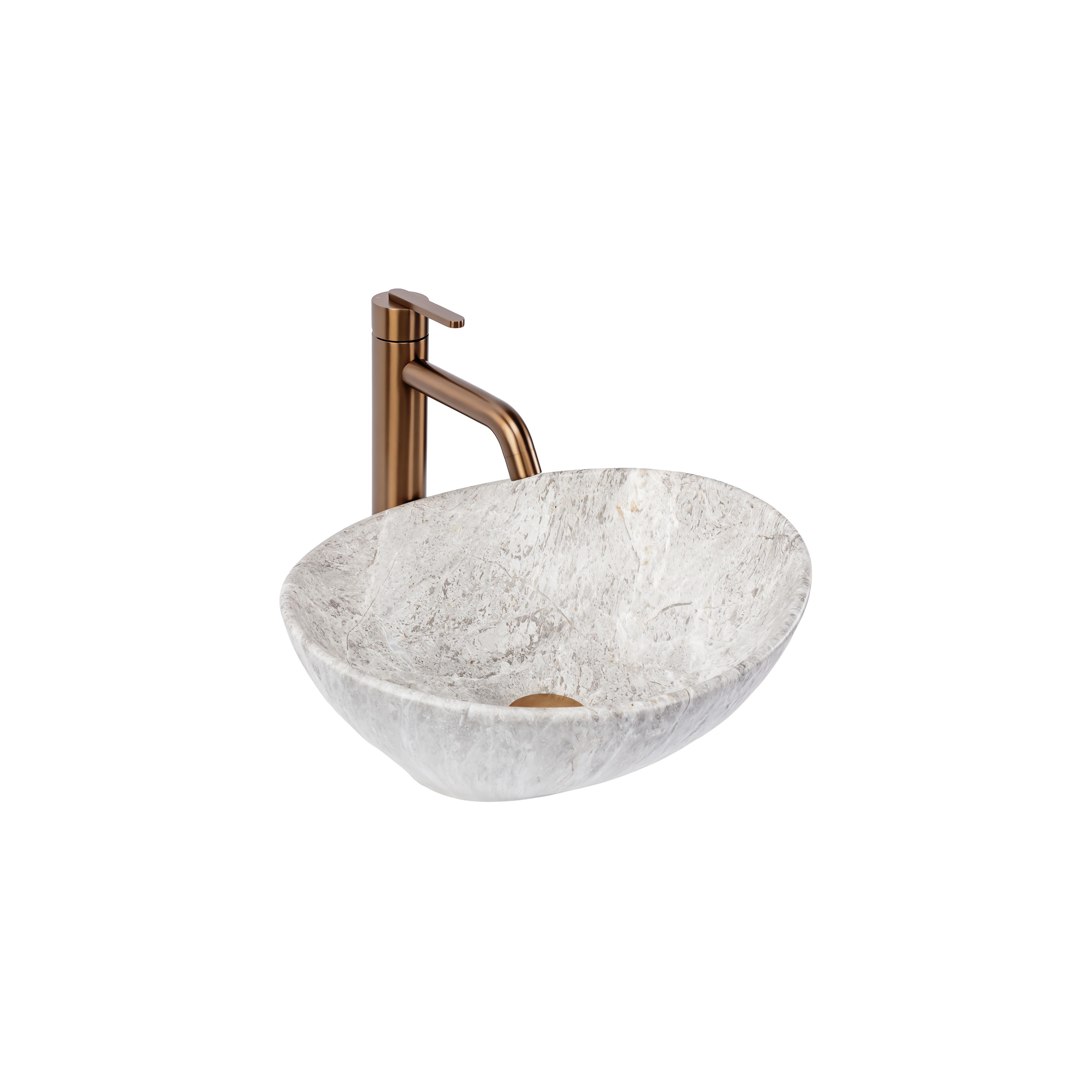 Умивальник на стільницю Rea Sofia Light Stone