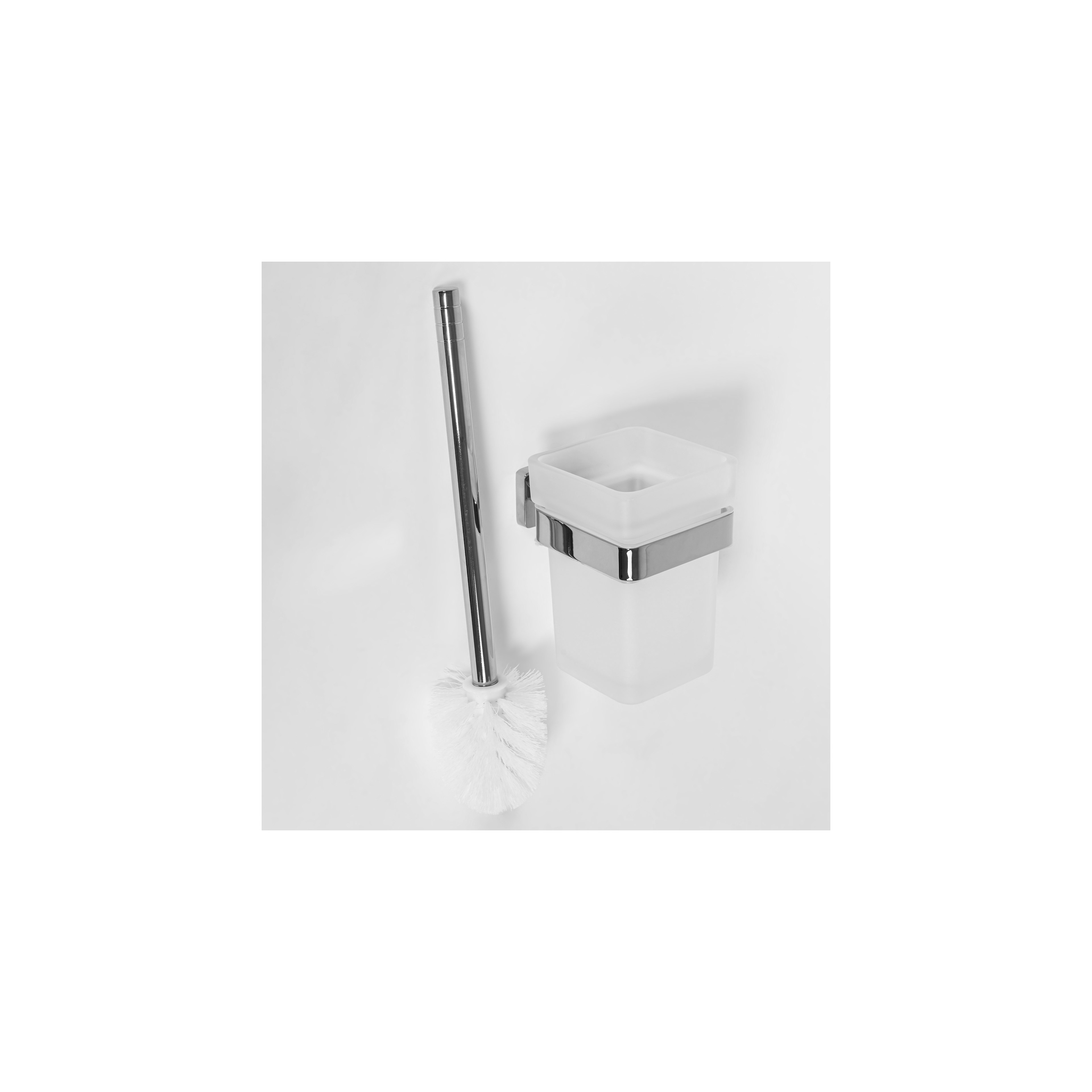 WC-Bürsten mit Bürste Metall chrom ERLO 05