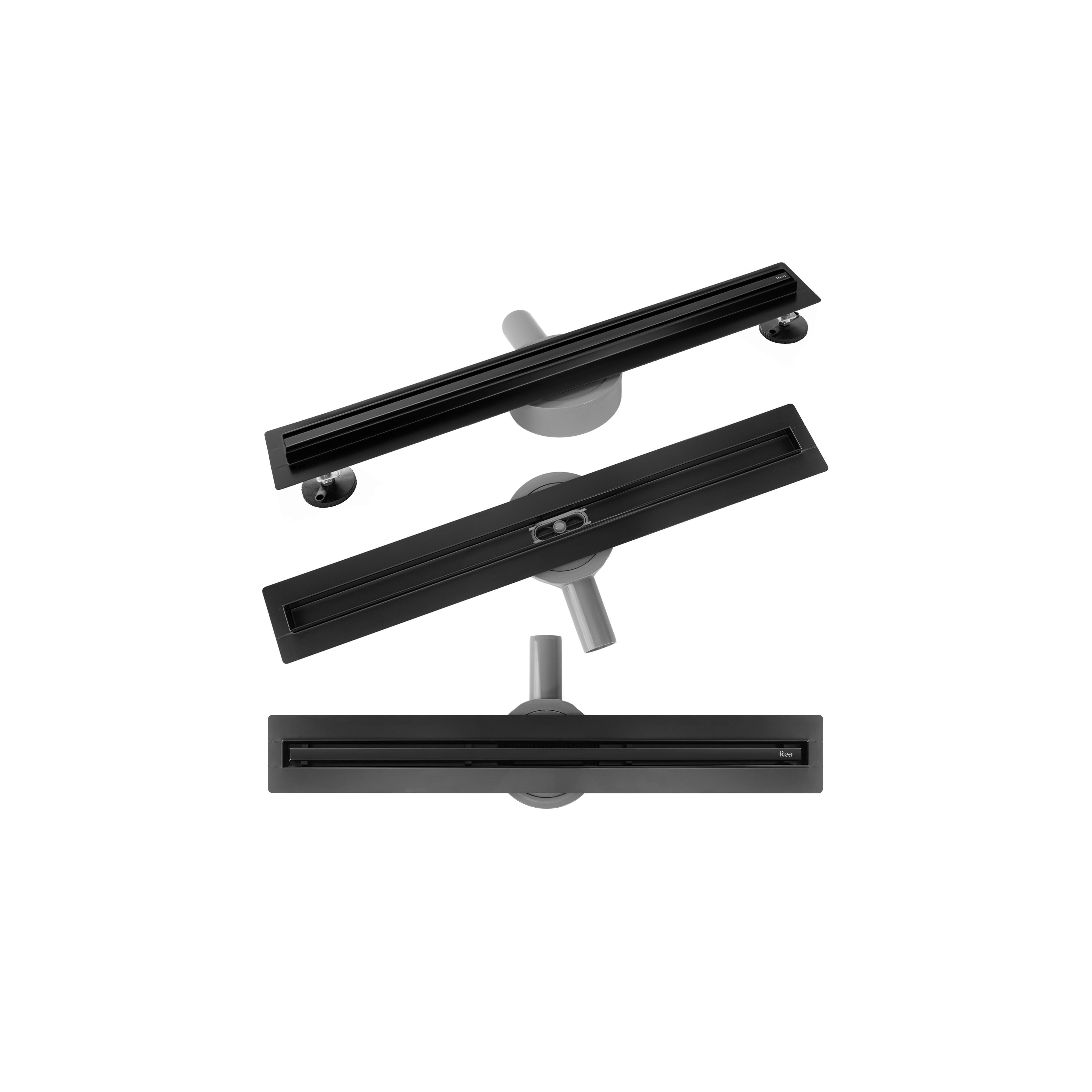 REA Neox Slim pro Dreno Linear Preto 80