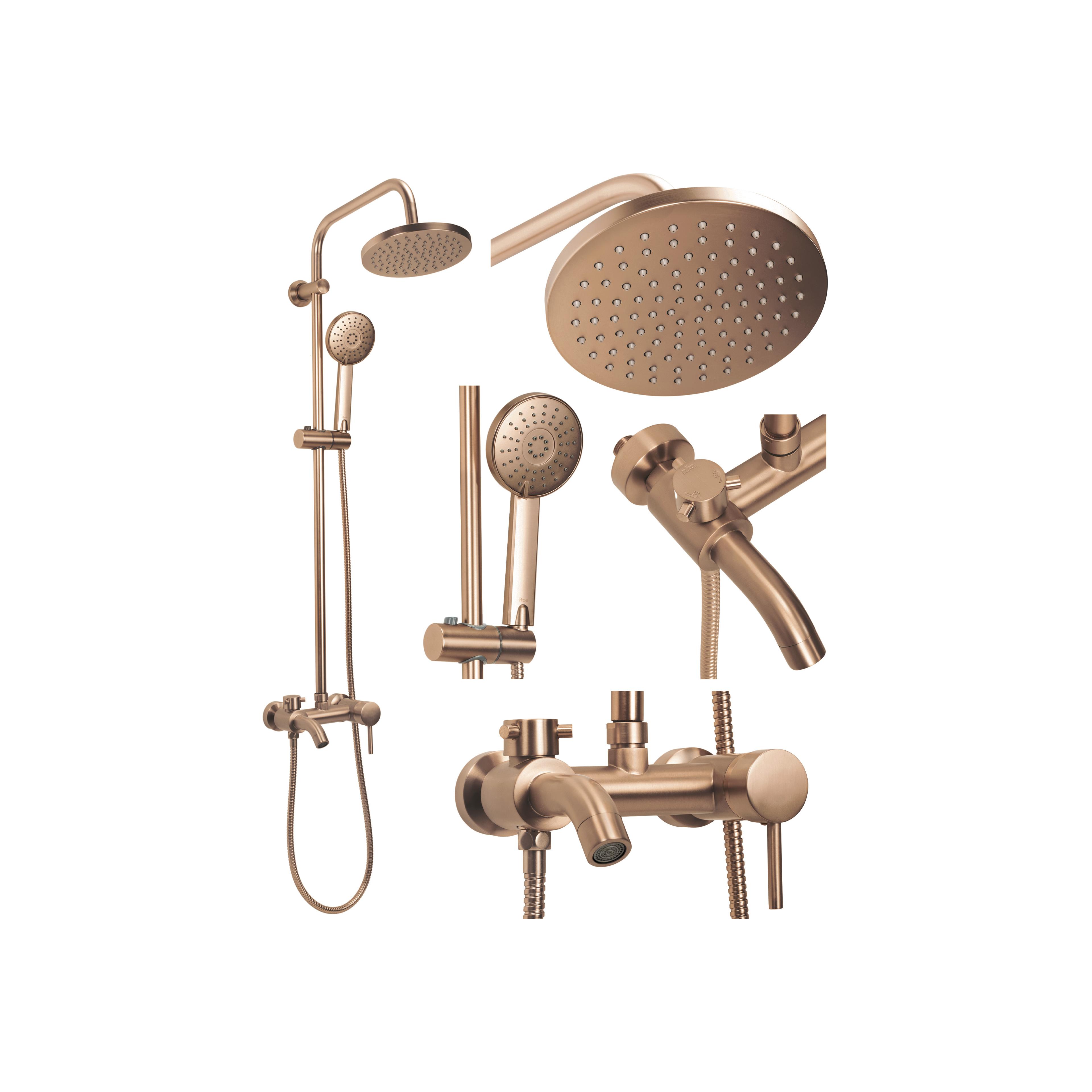 Set doccia Rea Luis Brush Copper