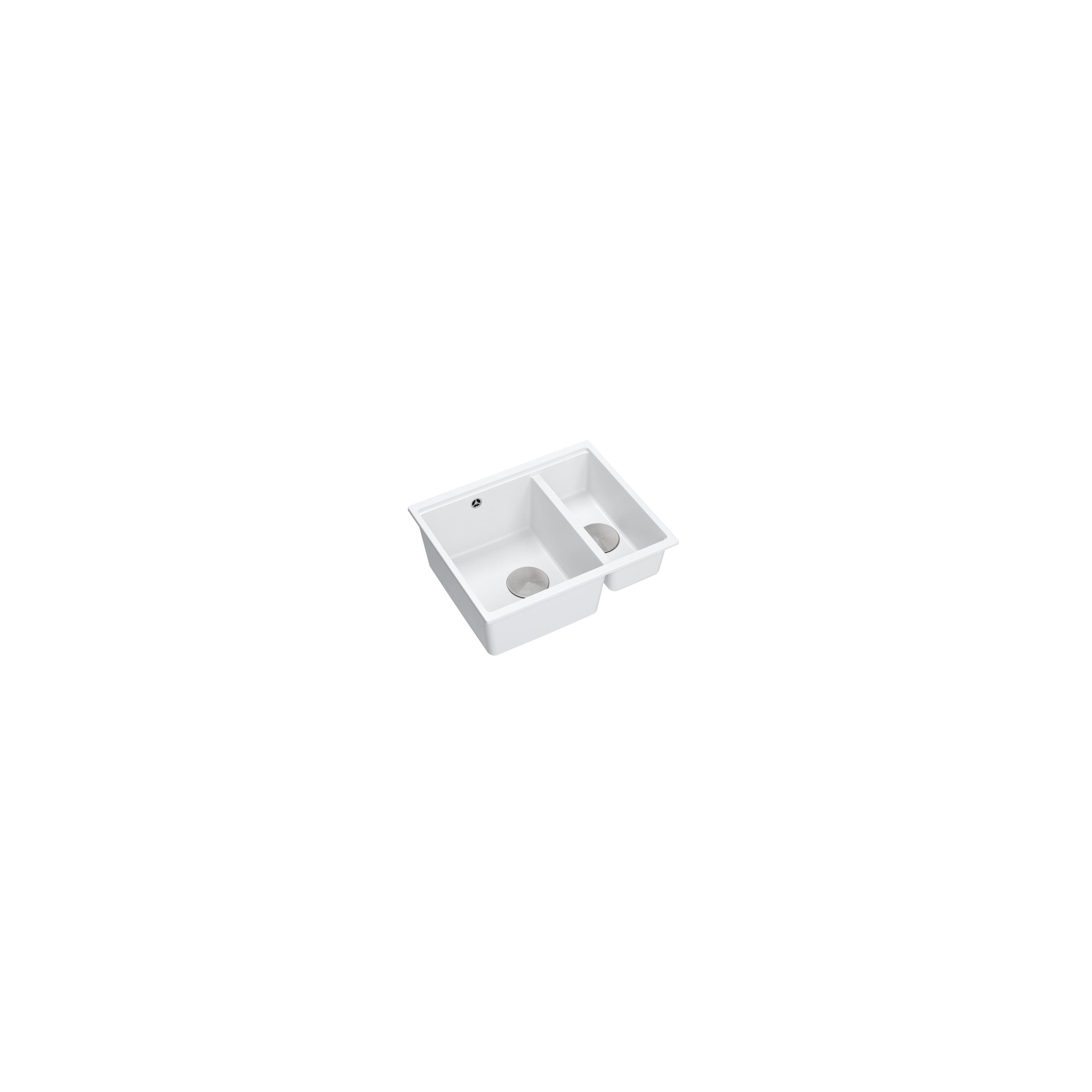 Granitspülbecken Logan 150 White