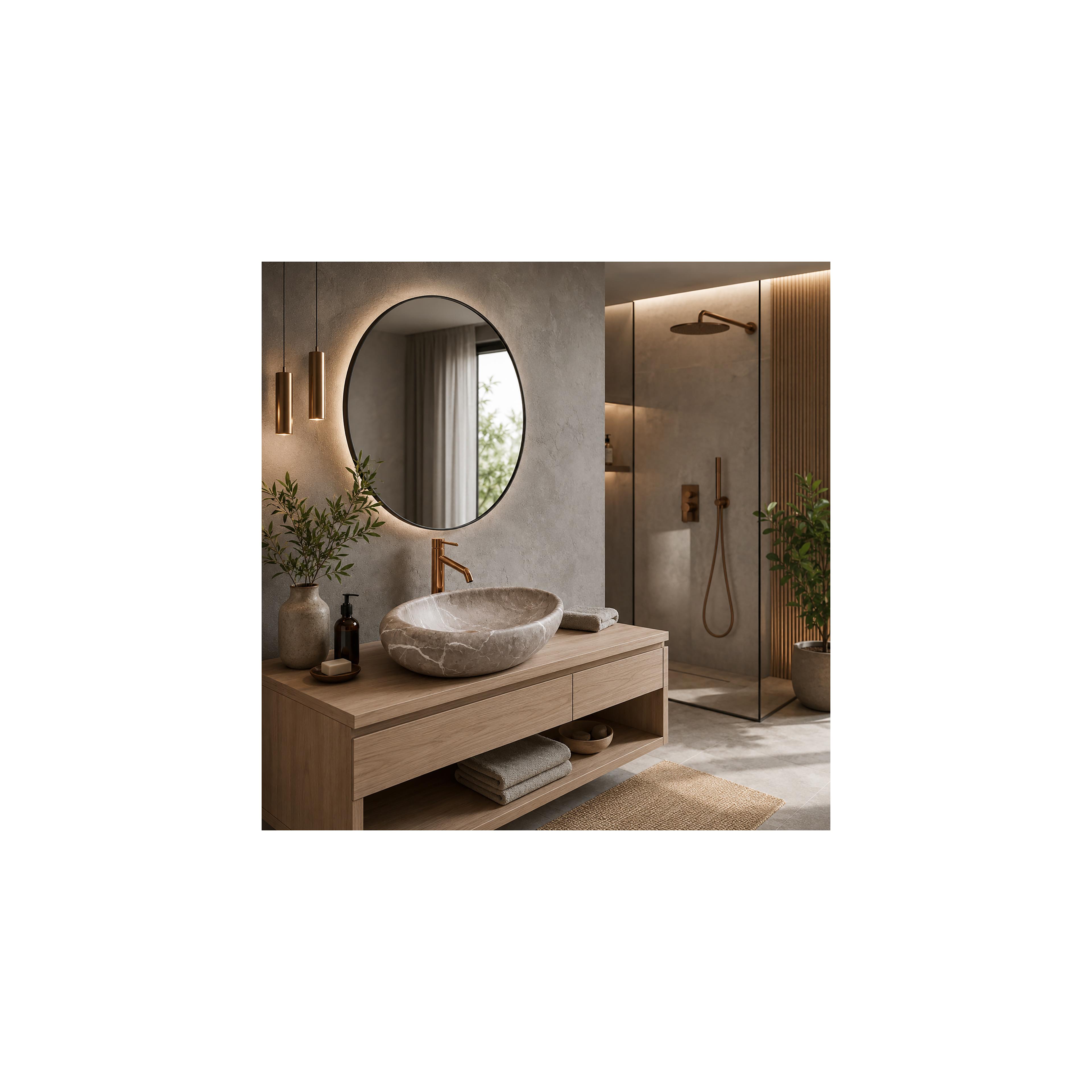 Countertop Basin Rea Roxy B Stone NATURE