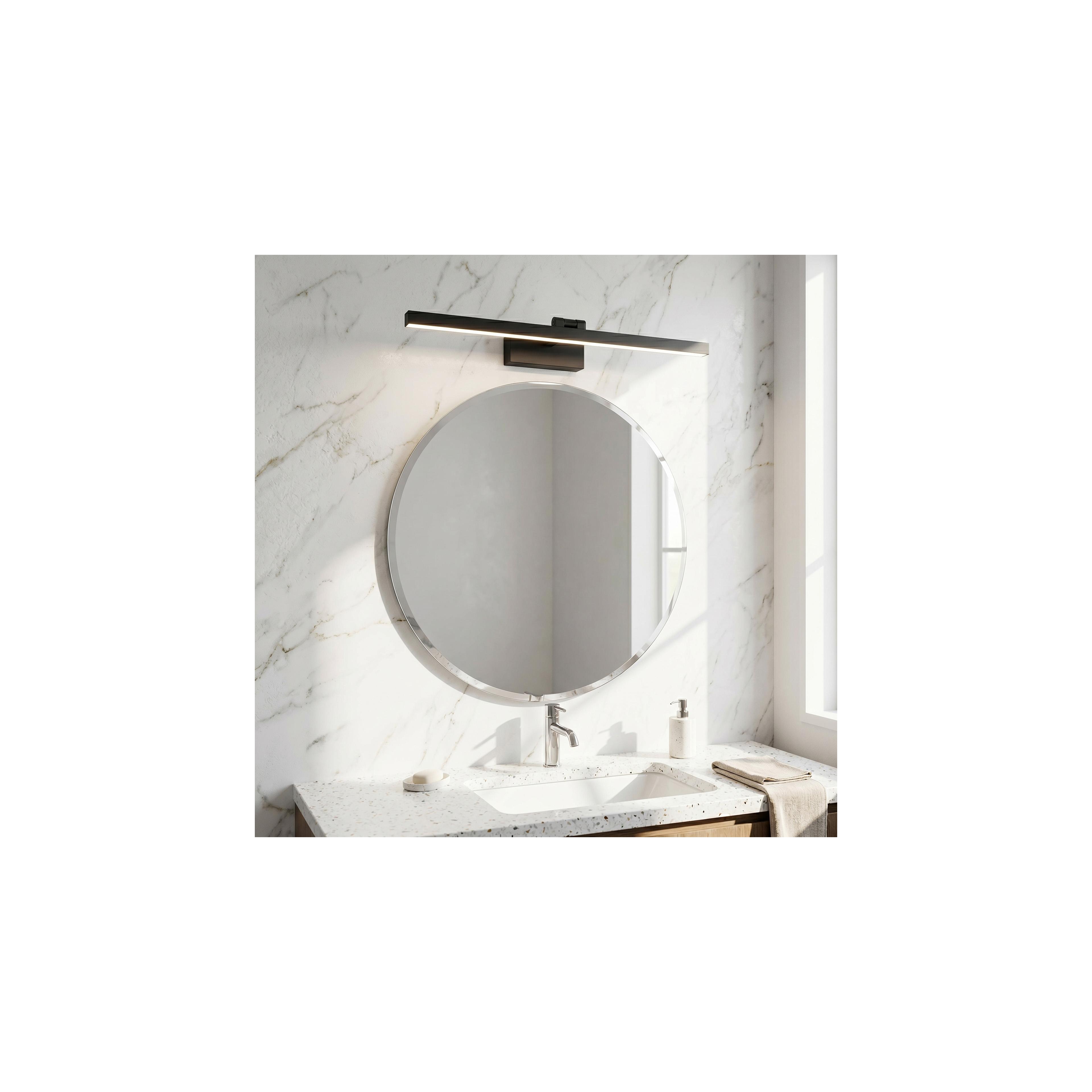 LED аплик за баня APP1867-1W 60 cm Black