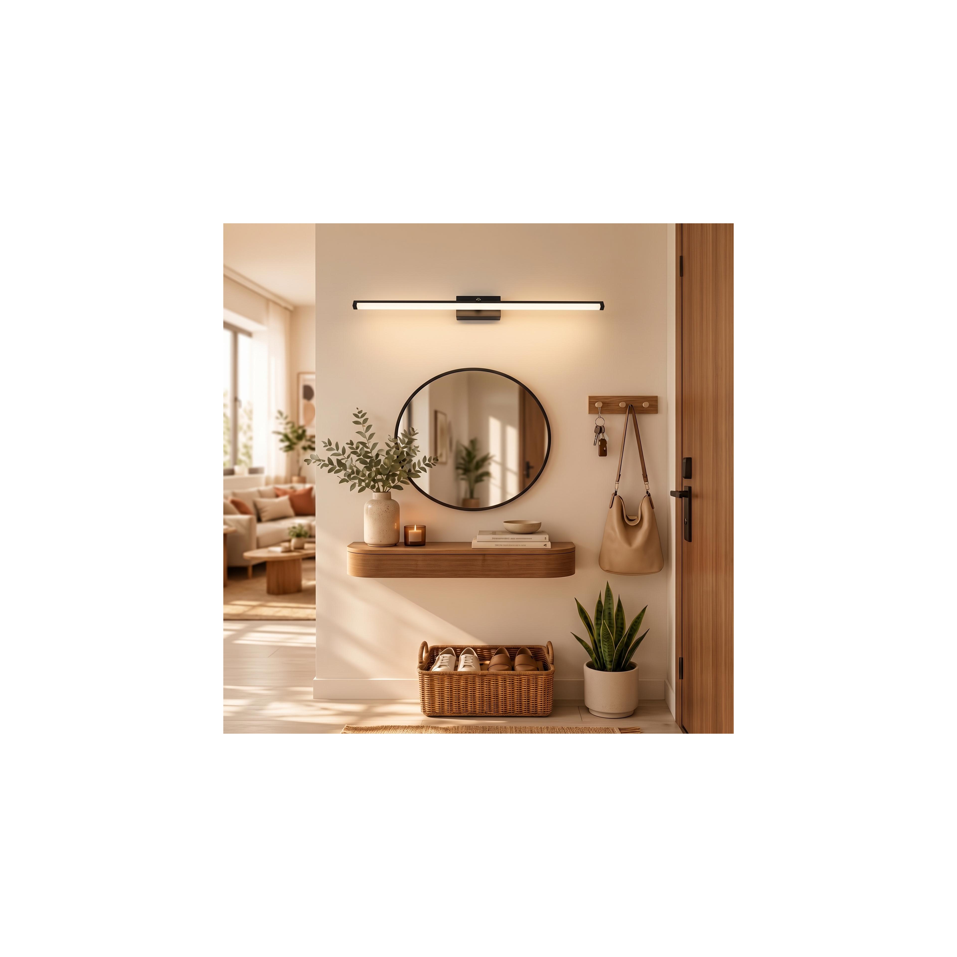 Аплик LED за баня 20W 100CM APP375-1W Black