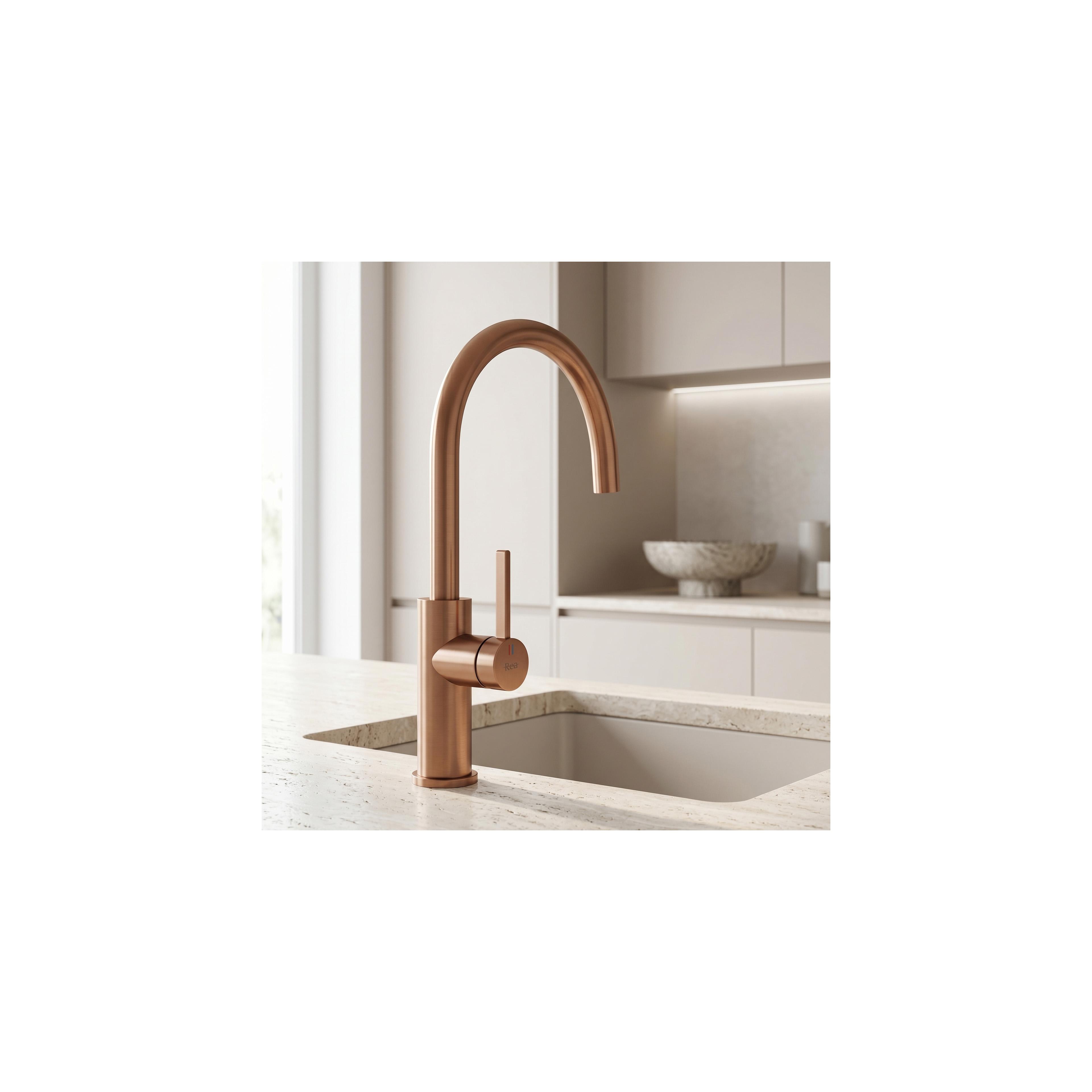 Küchearmatur REA Rivo Brush Copper