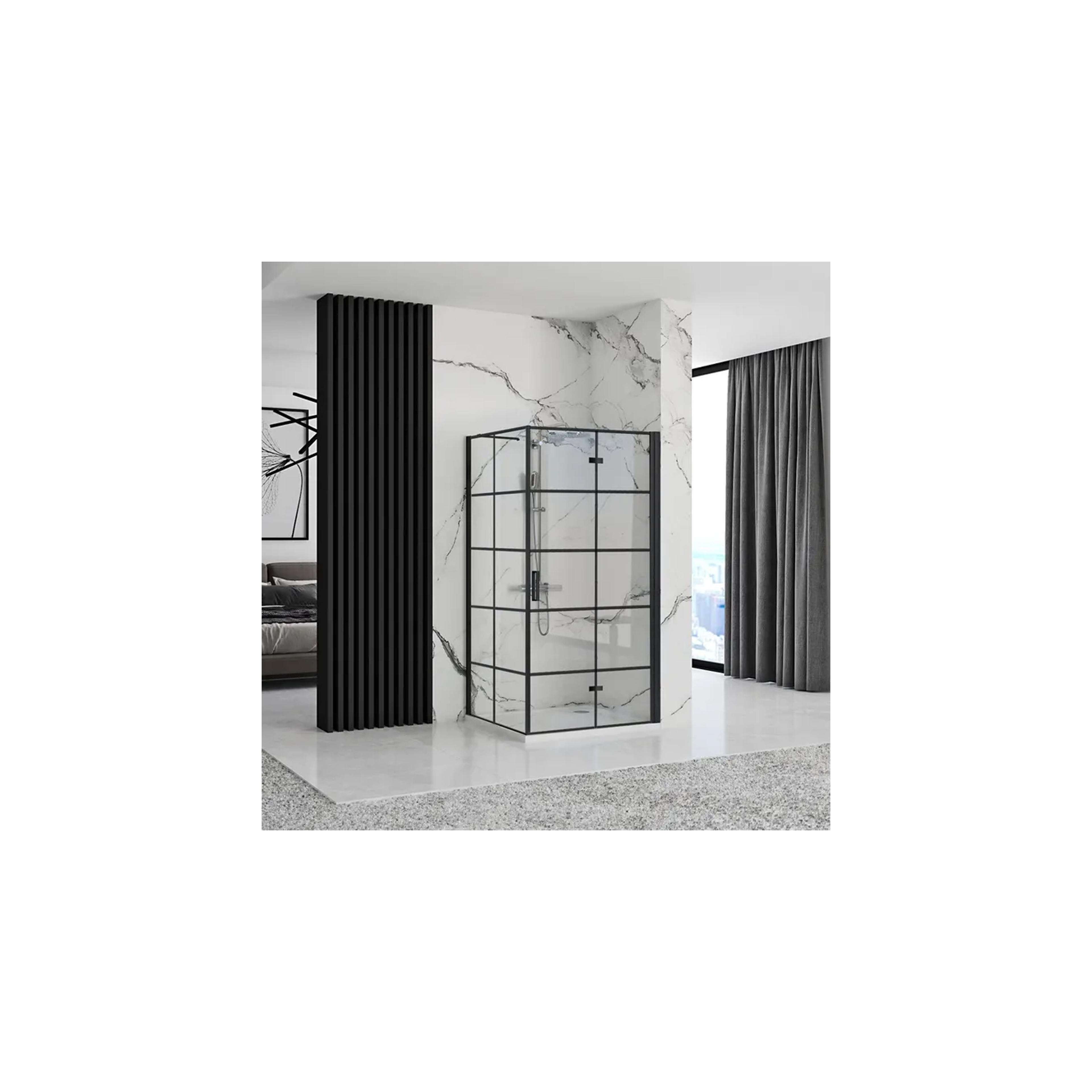 Cabina doccia Rea Molier Black Double 90x110