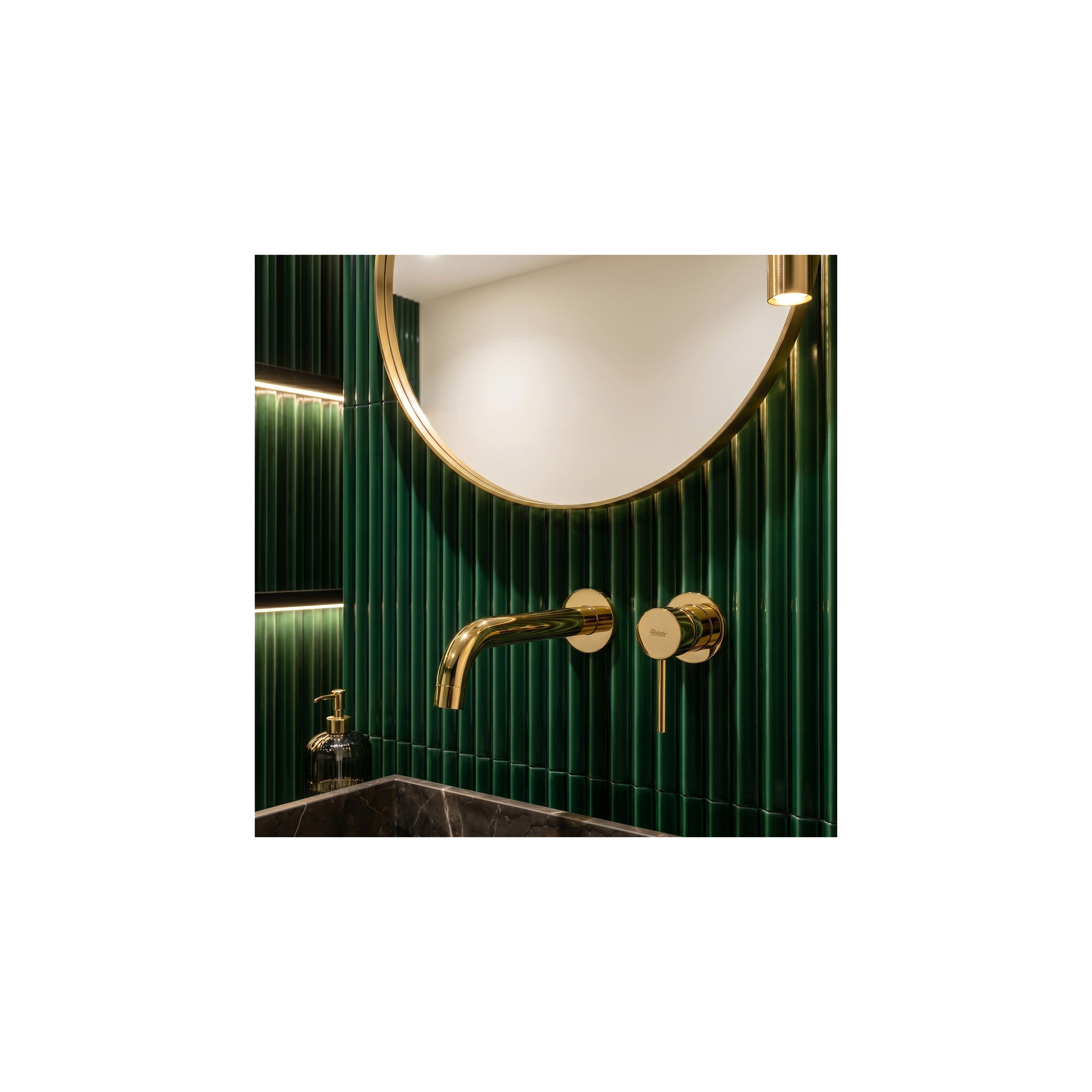 Inbyggd blandare Rea Lungo Guld + BOX