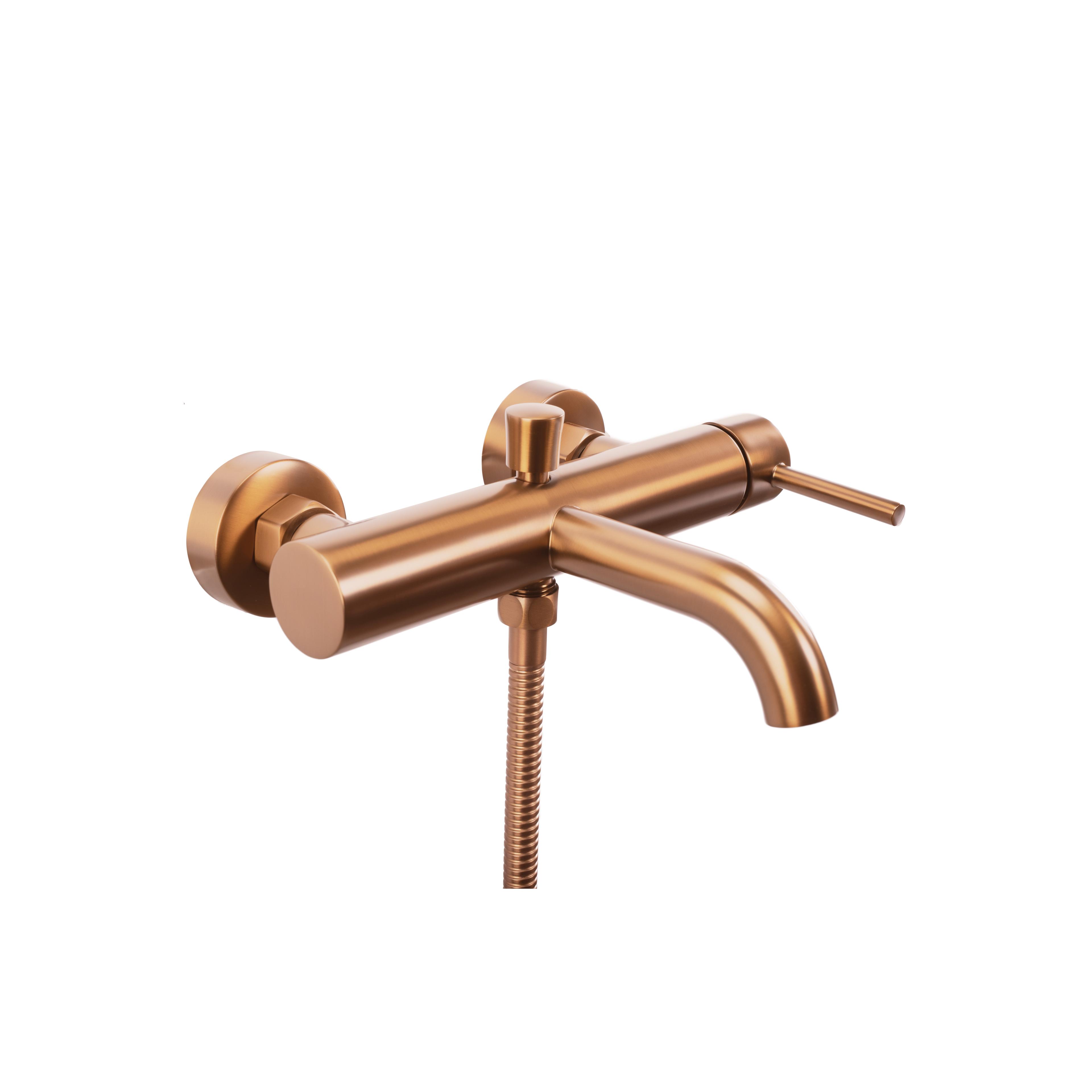 Bathroom faucet Rea Lungo Copper Brush