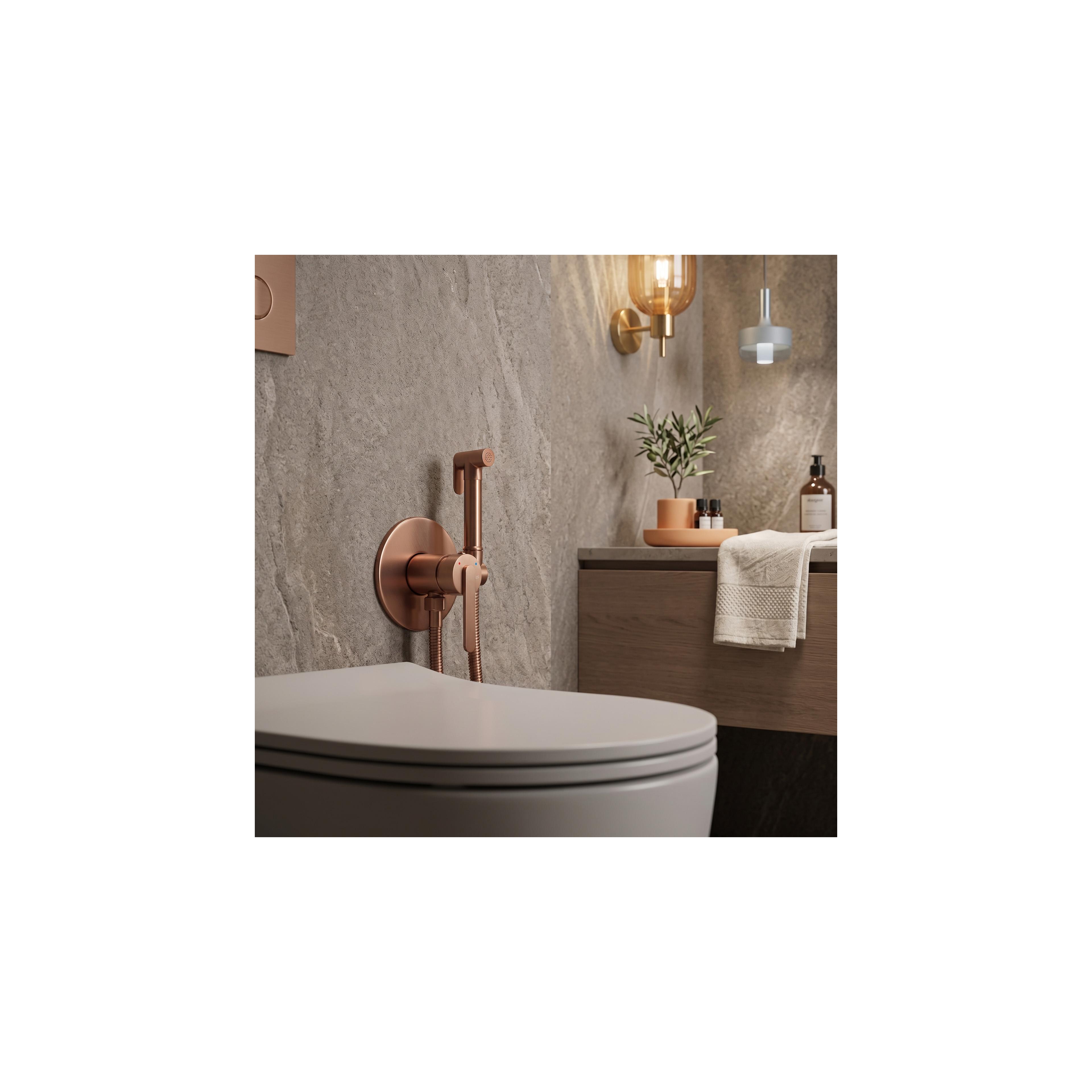 Bidet faucet Rea Ontario Brush Copper