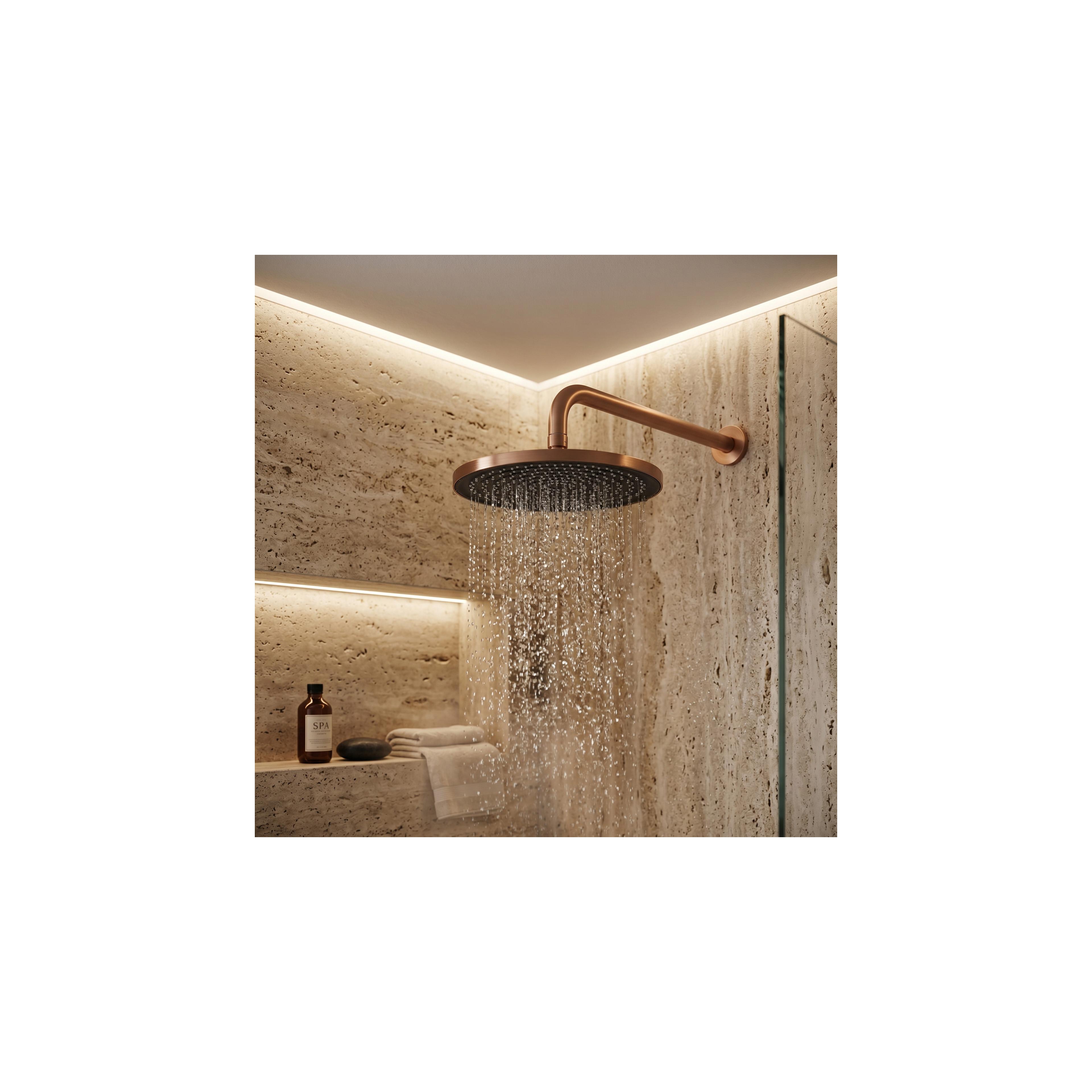 Inbyggd duschset Rea Foster Brush Copper + BOX