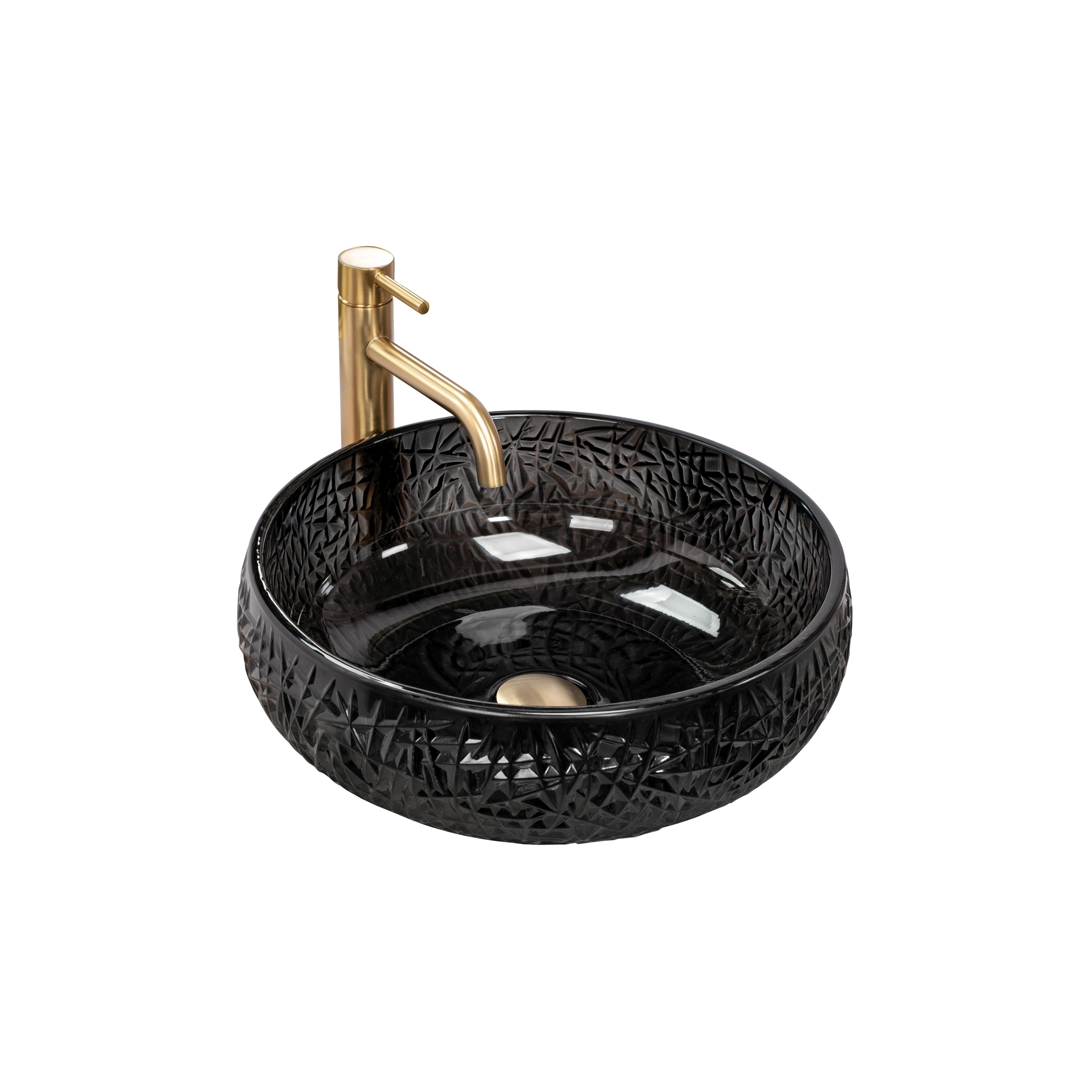Countertop Basin REA ICE BLACK