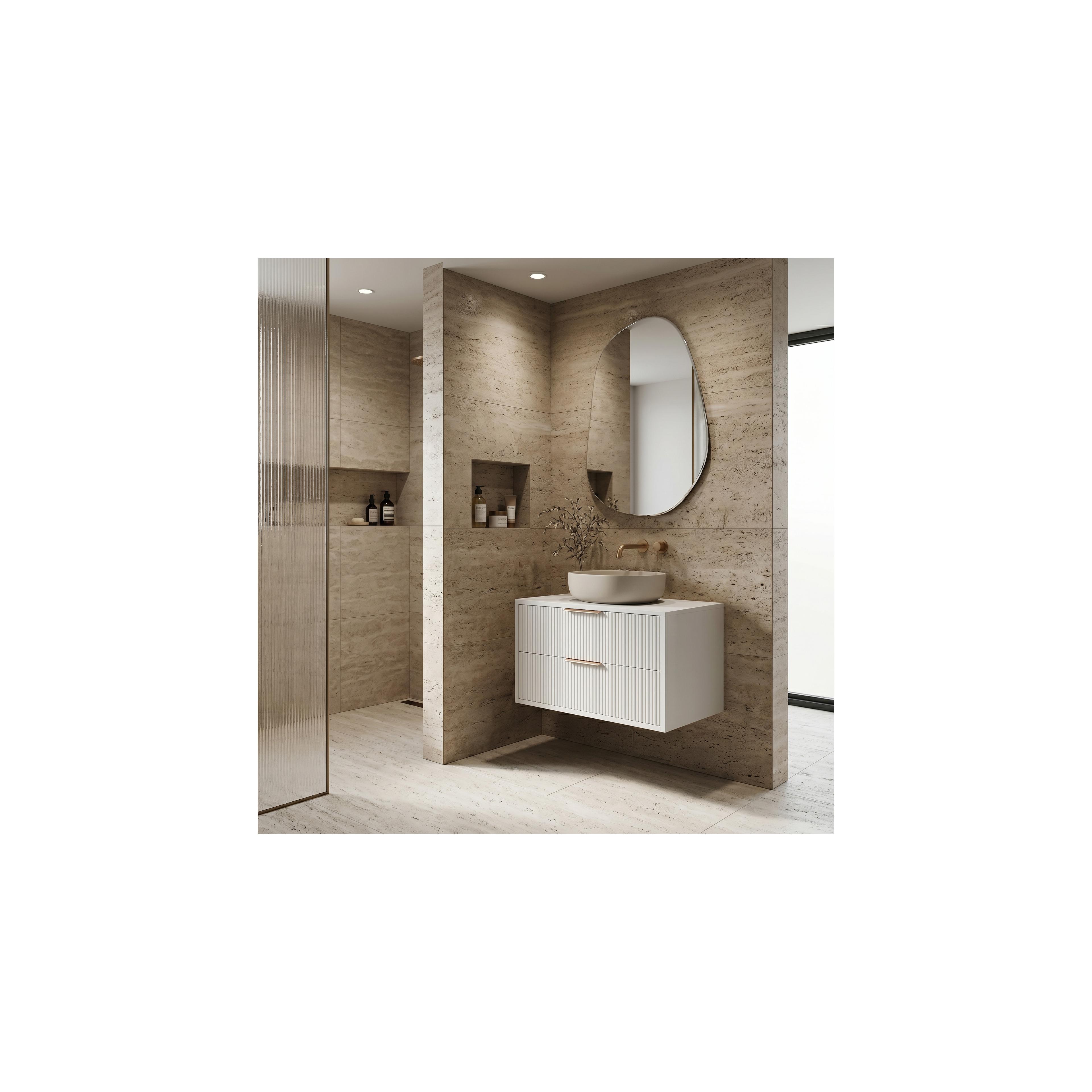 Waschtischunterschrank Rea Mono 80cm White