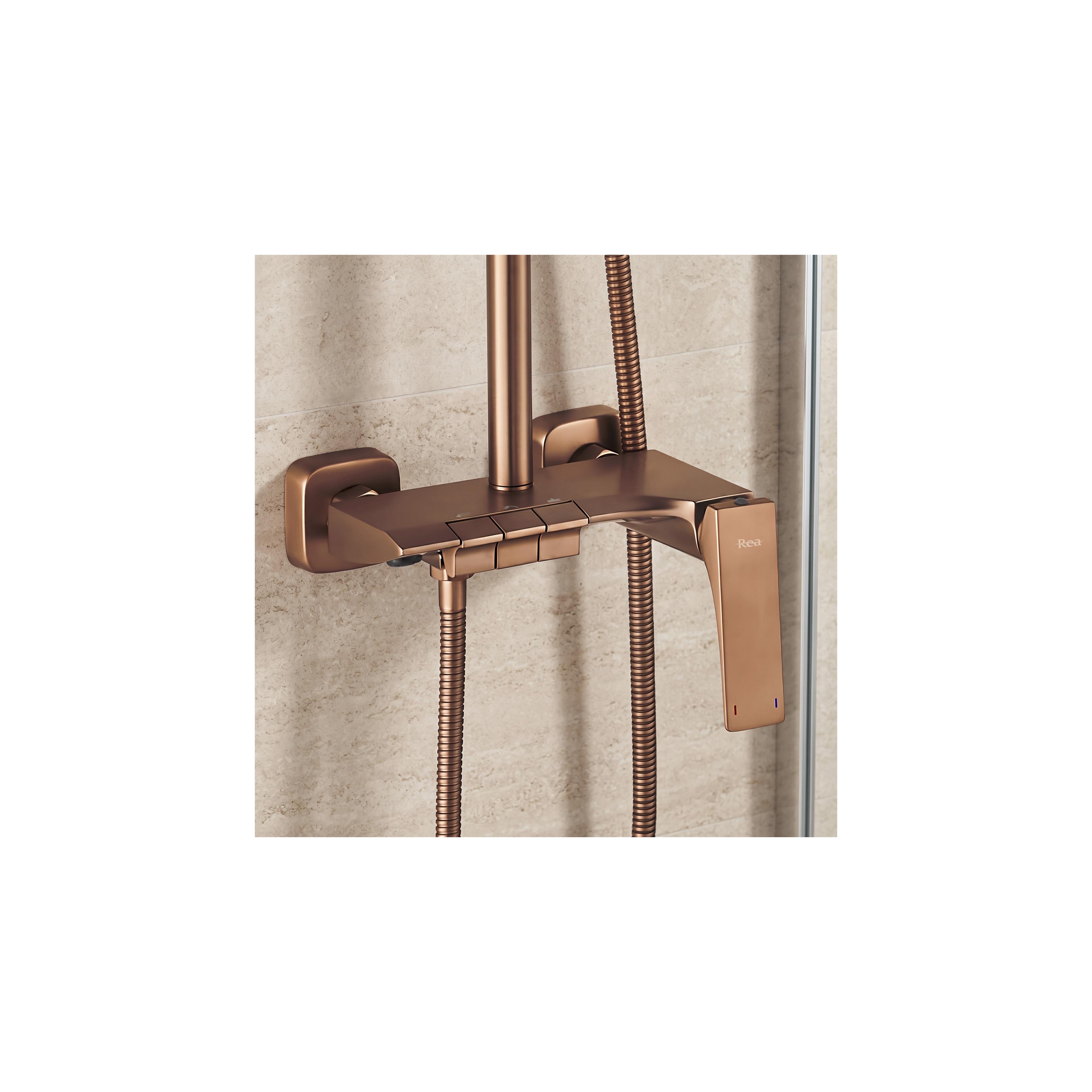 Duschset Rea JOE Brush Copper