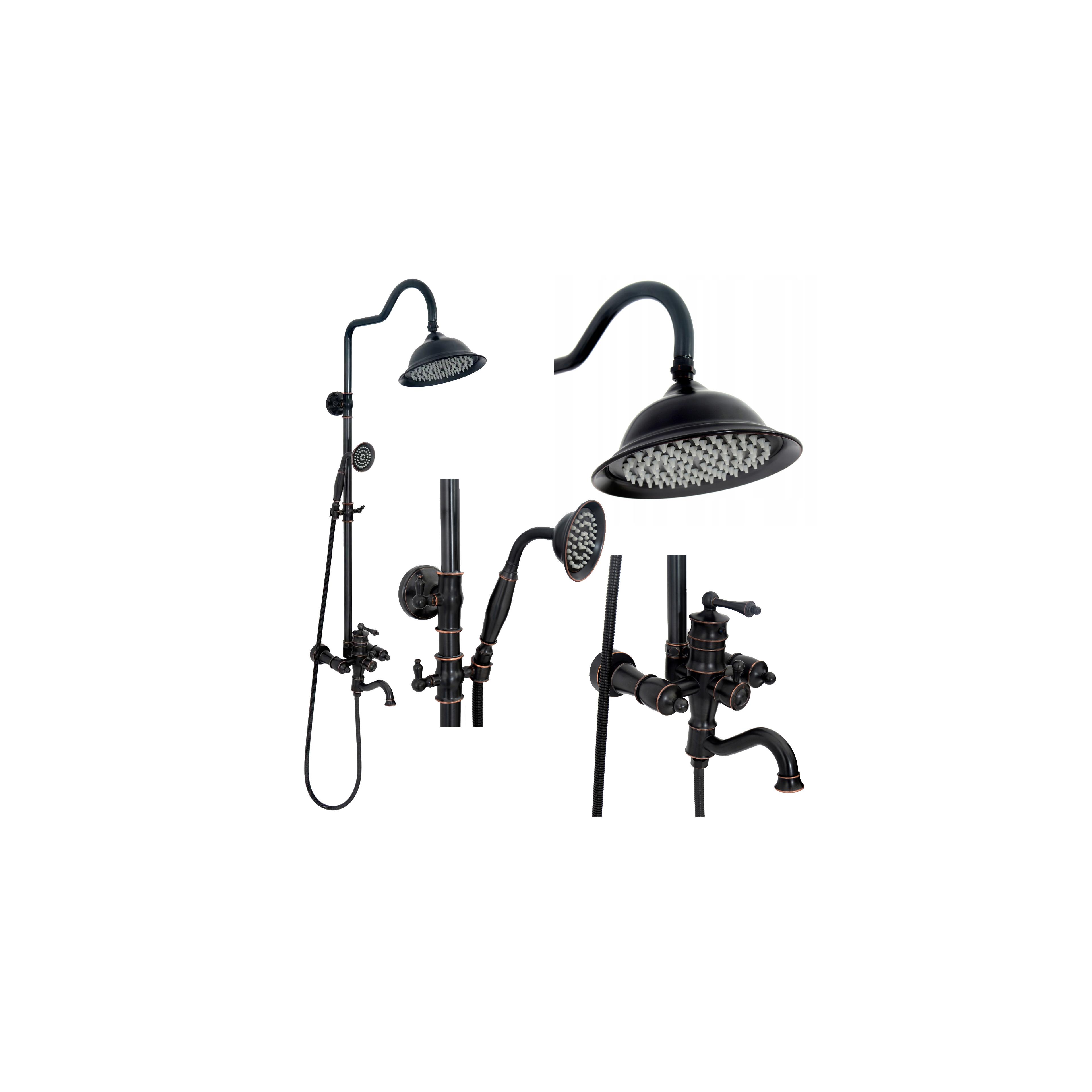 Tuš set s izljevom Rea Vintage black