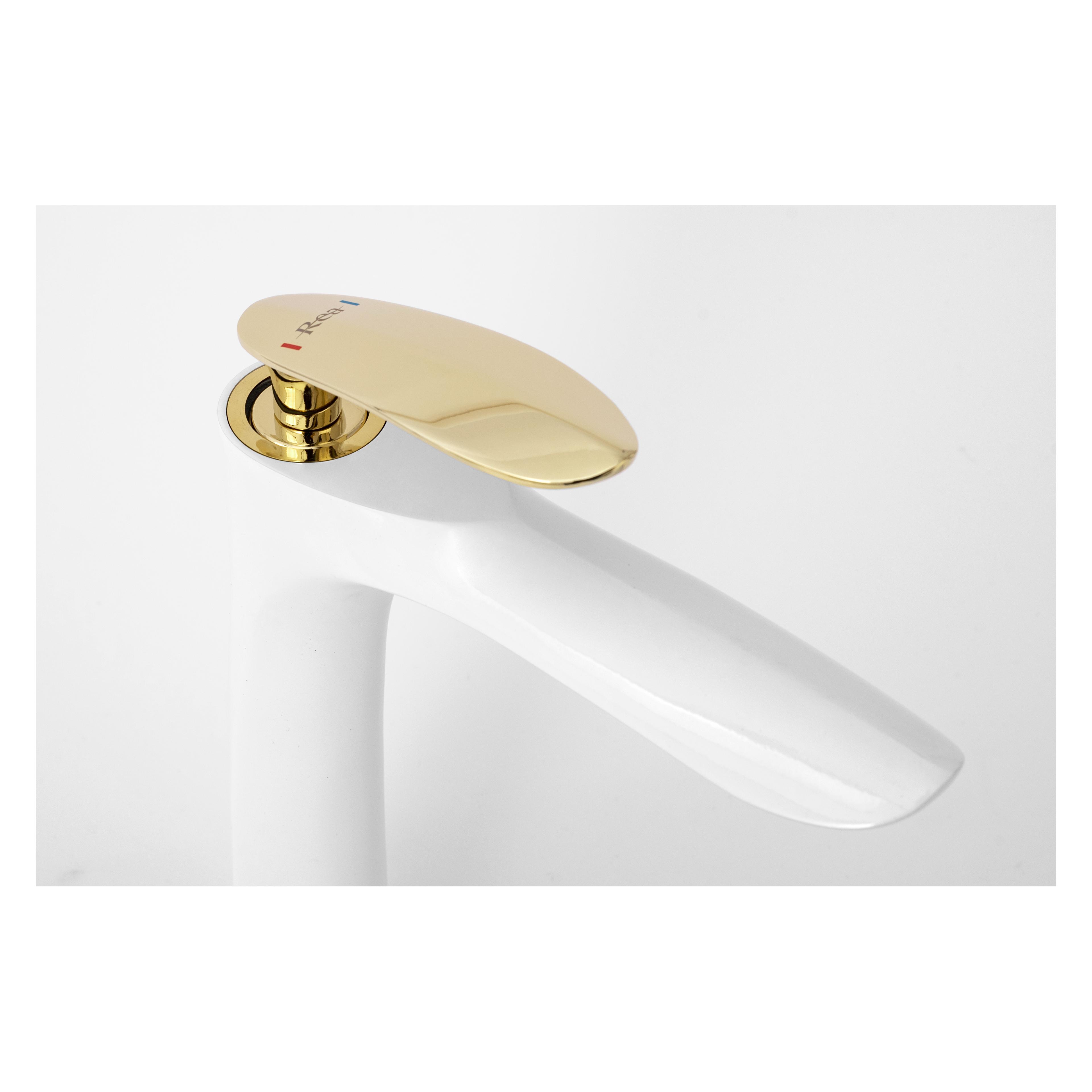 REA ORBIT White Gold Kõrge valamusegisti REA ORBIT White Gold