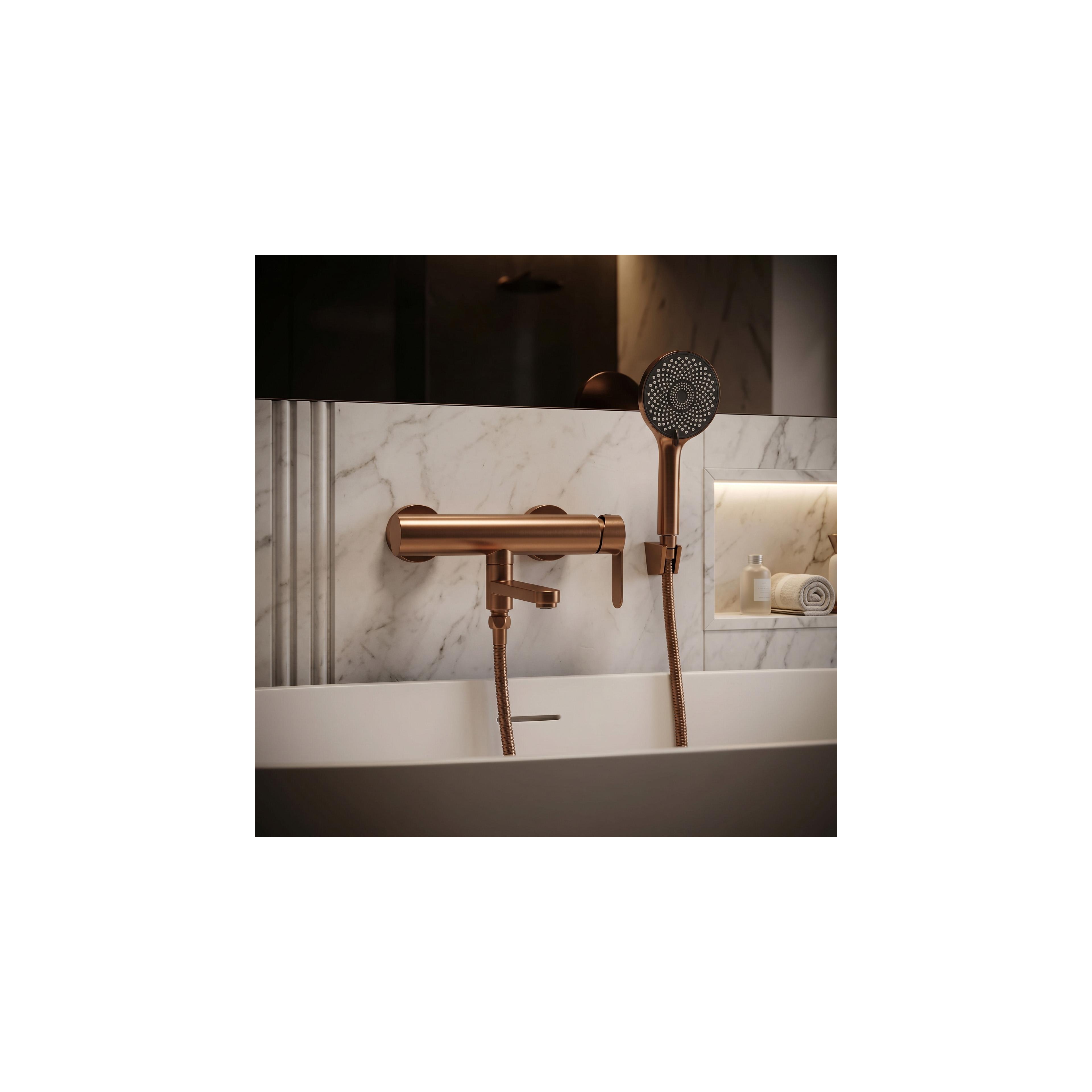 Wannenarmatur Rea Arcos Brushed Copper
