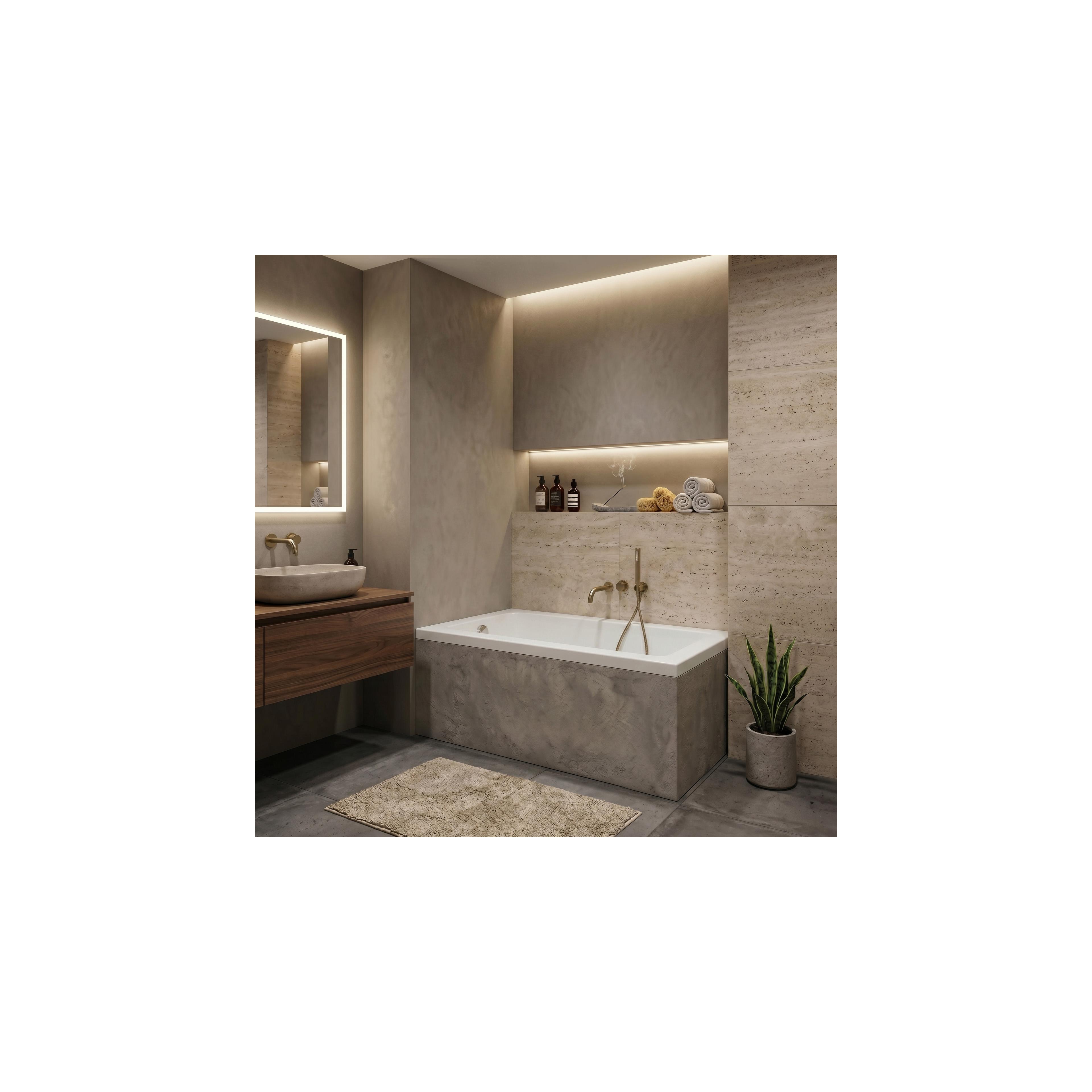 Acryl-Einbaubadewanne Rea Gloria 120